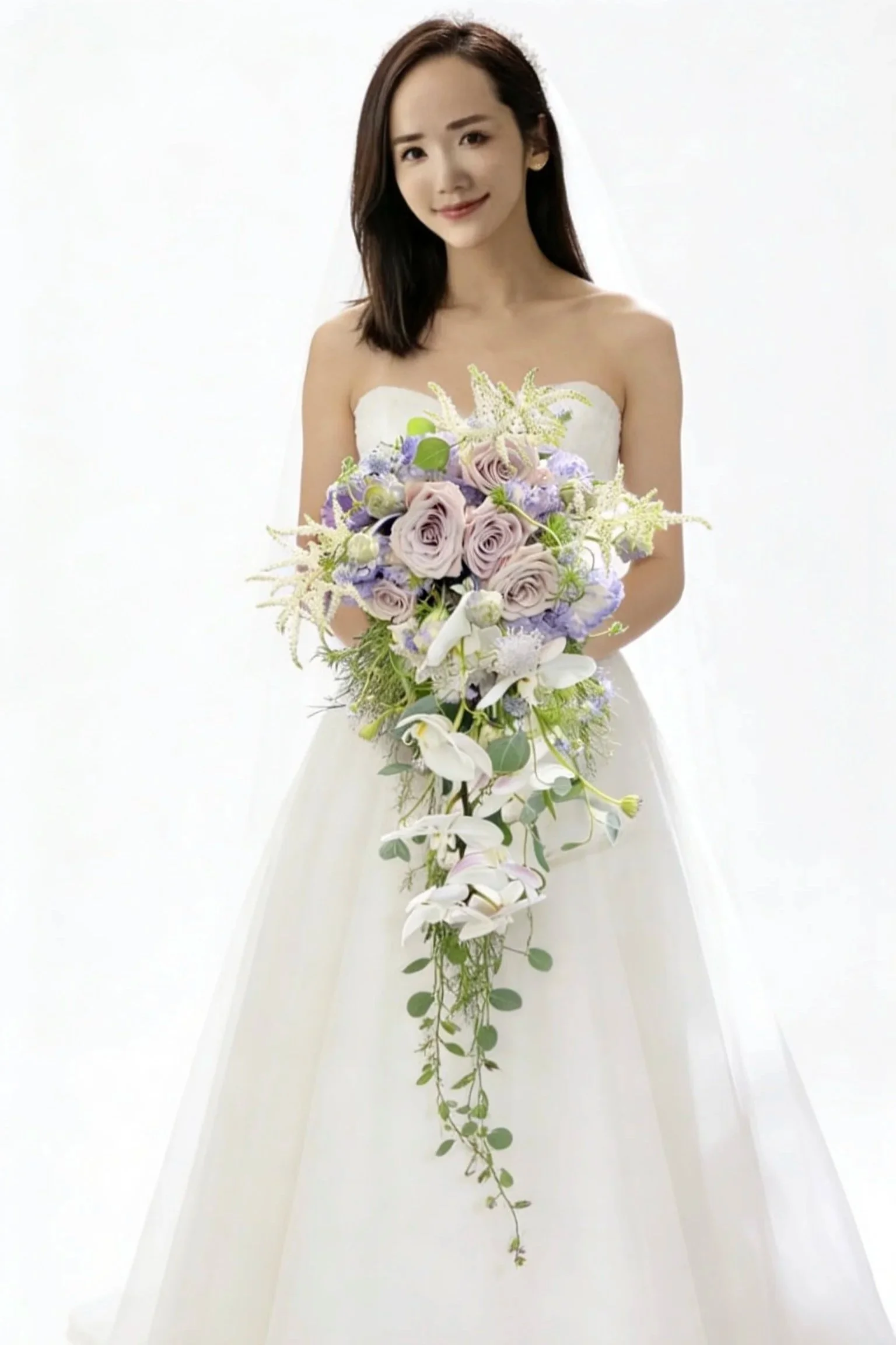 新娘水滴型手捧花