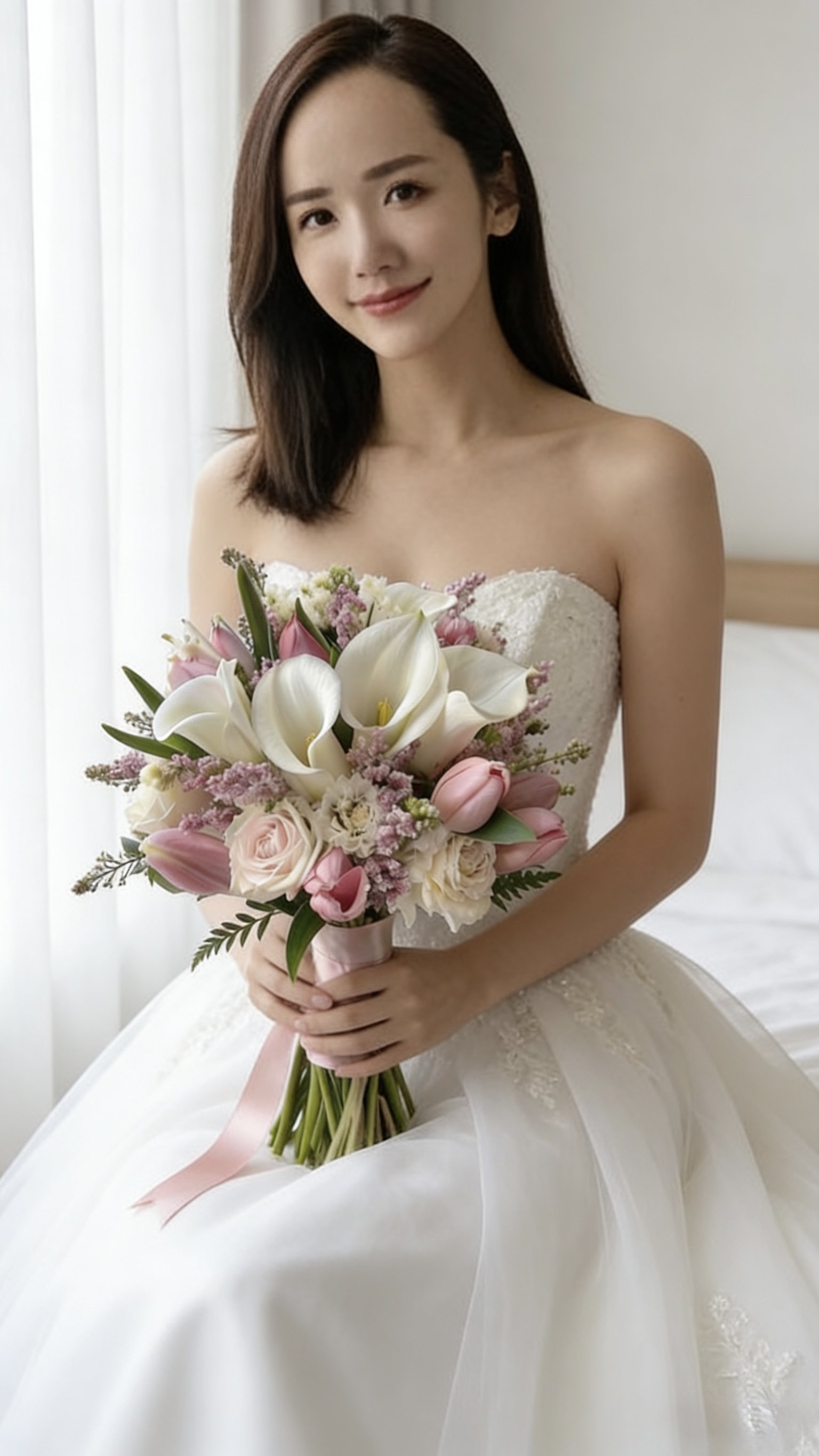 新娘球型手棒花