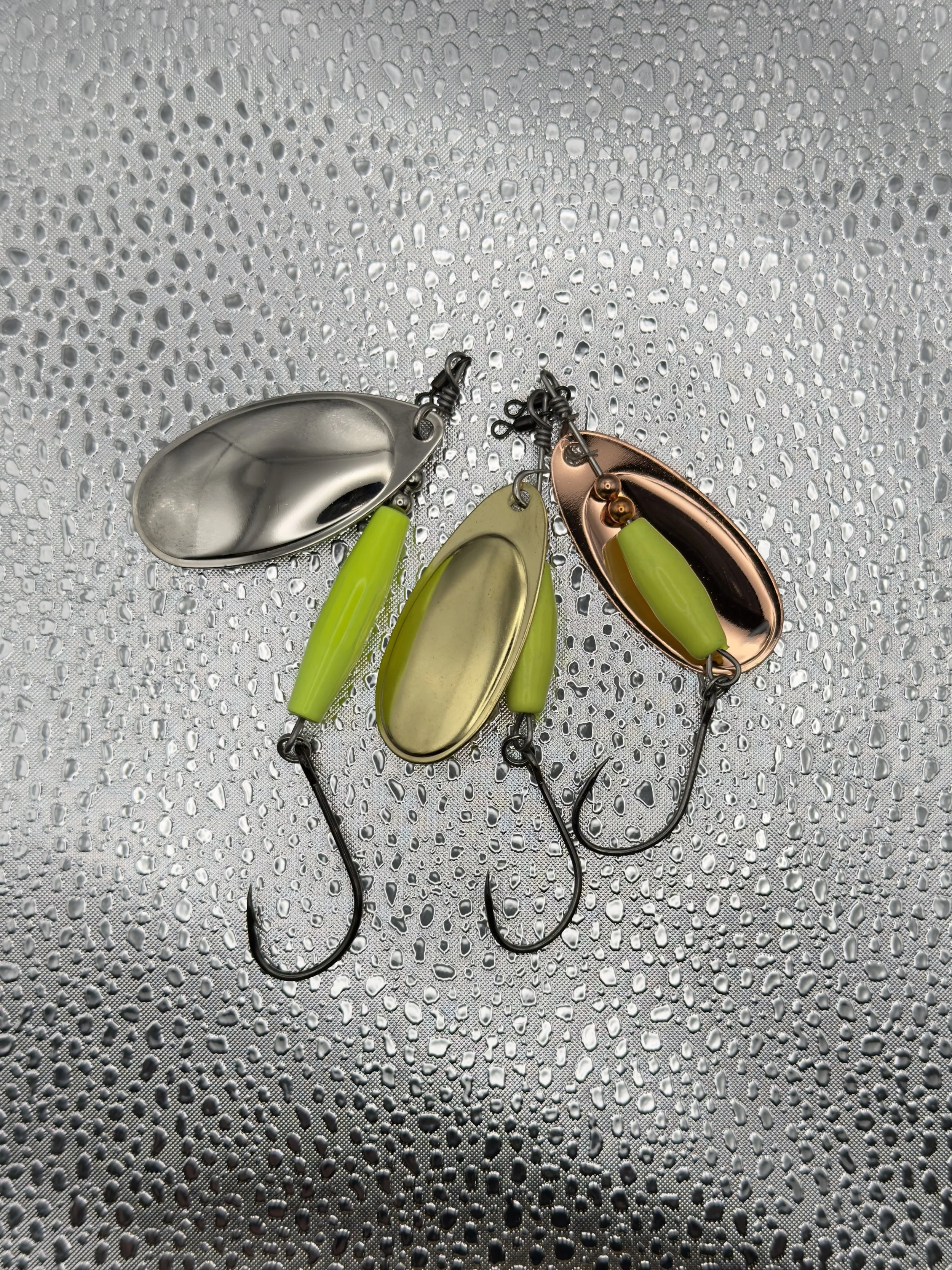 Chartreuse "Torpedo" Spinners