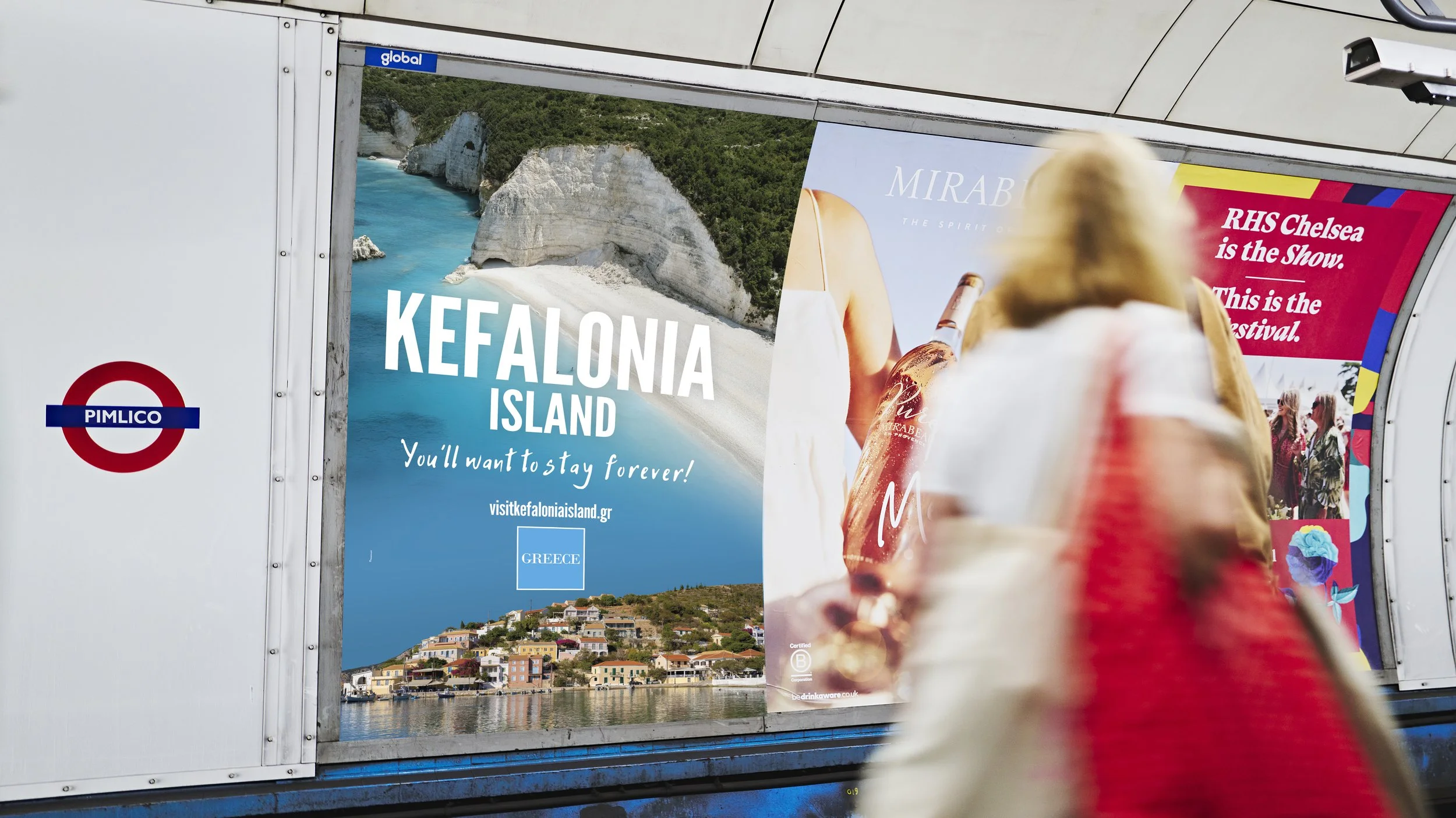 London Tube Campaign for Kefalonia Island