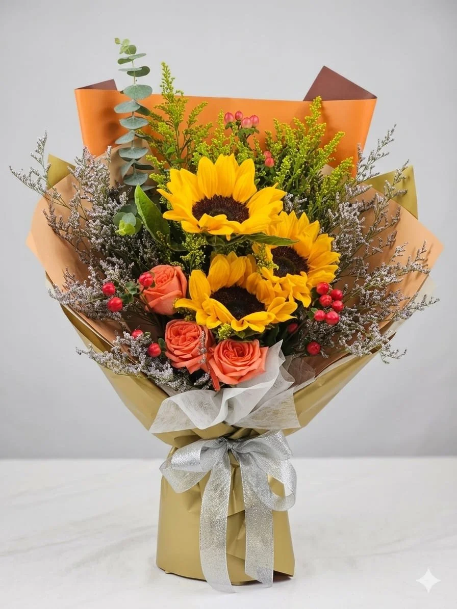 Sun-Kissed Elegance Bouquet