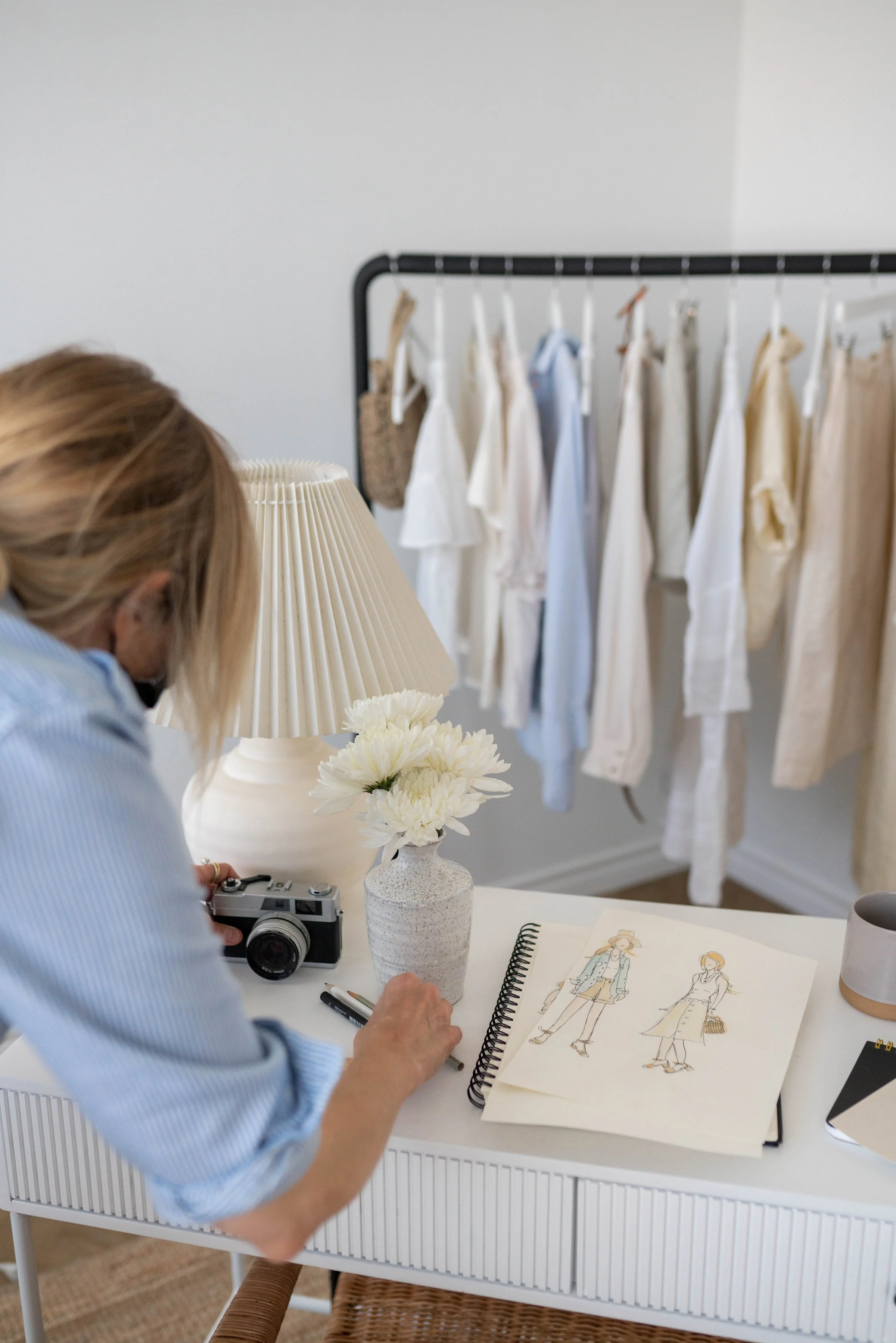 photo shoot product set for social media marketing