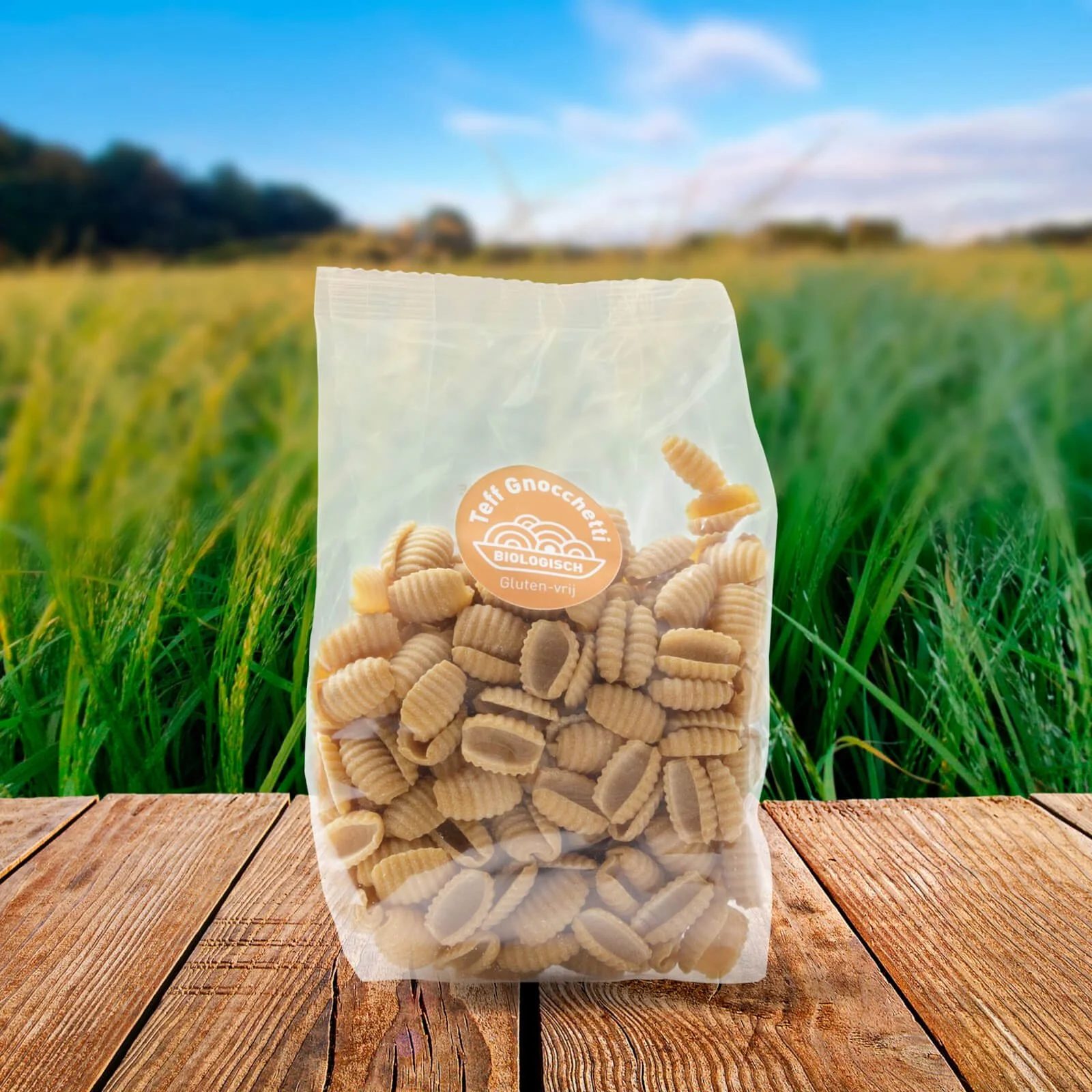 Biologische teff gnocchetti