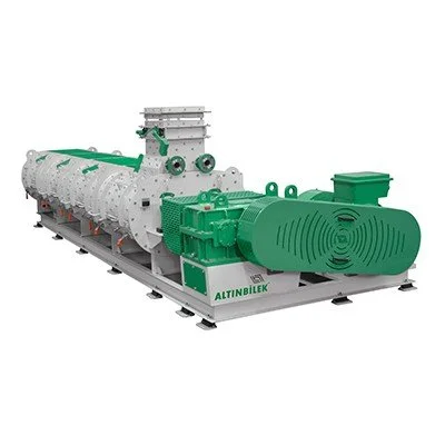 Large industrial machine with green and gray components, labeled 'ALTINBILEK'.