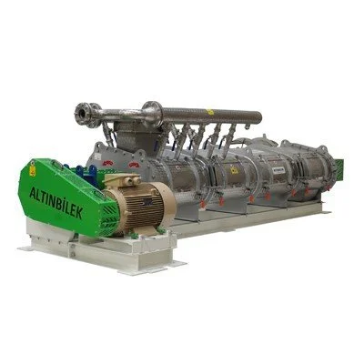 Industrial machine with green and beige components, labeled 'ALTINBILEK'