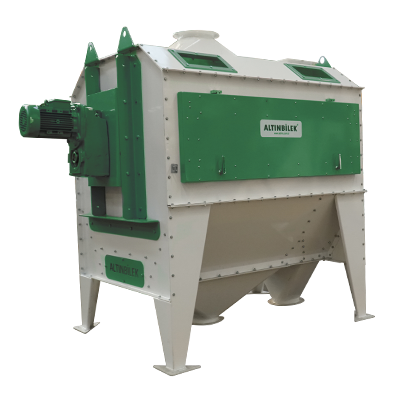 Green and white industrial machine with the brand name "ALTINBIRLIK" on it.