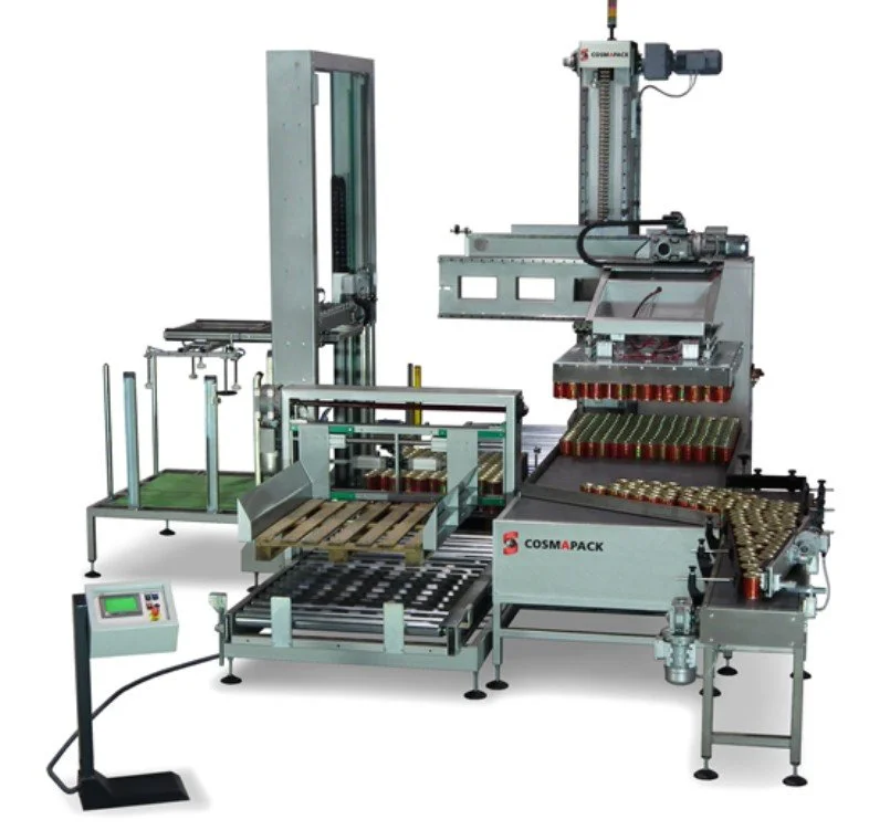 Automated capsule filling and packaging machine in a manufacturing setting.