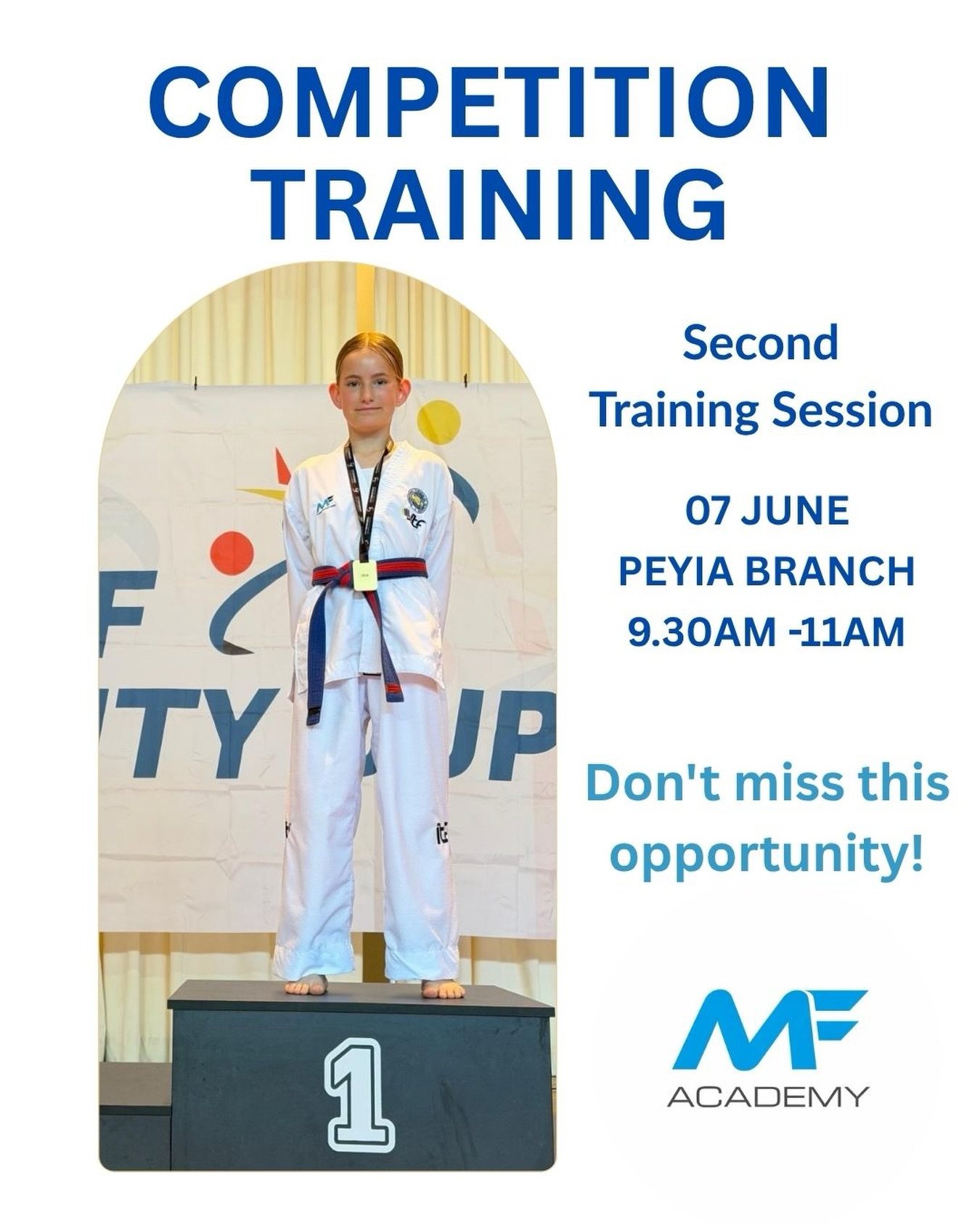 The Second Competition Session will be on Sunday 07th June 

1st thing about increasing your performance consistently is being present.

Book your second training today!! We will see you at 09.30 on the 07th June 💪🥋@RewellFitnessStudios, Peyia.  #c