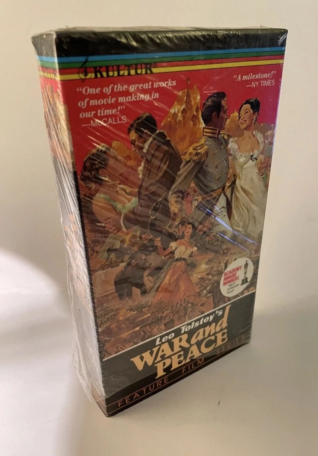 War and Peace (1968) Leo Tolstoy • Vintage VHS • Kultur Feature Film