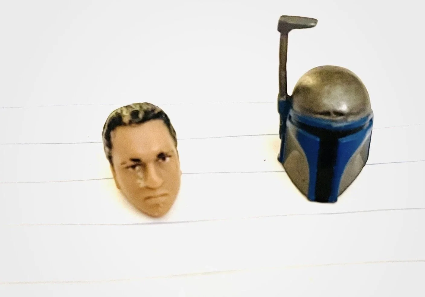Star Wars Hasbro JANGO FETT 3.75" Figure helmet and head only