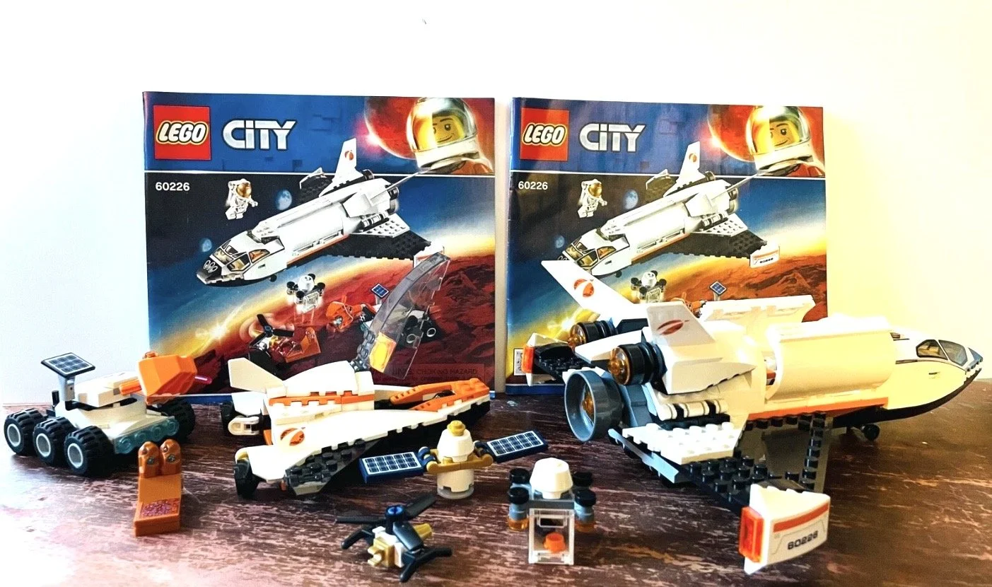 LEGO space Mars Exploration Shuttle 60226/60224 with instructions, no minifigures