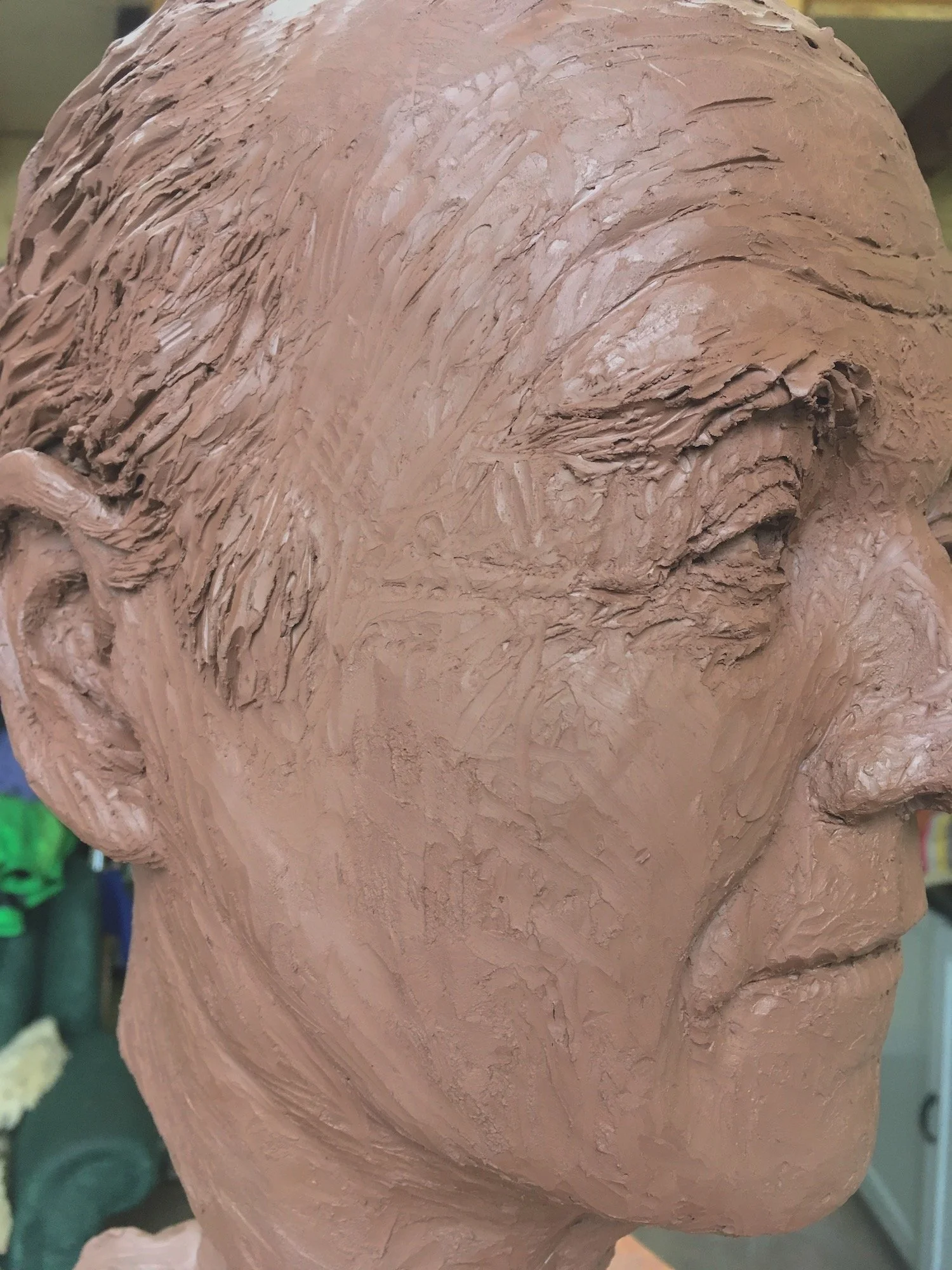 Deirdre Nicholls, Clay Model of Angus T..jpg