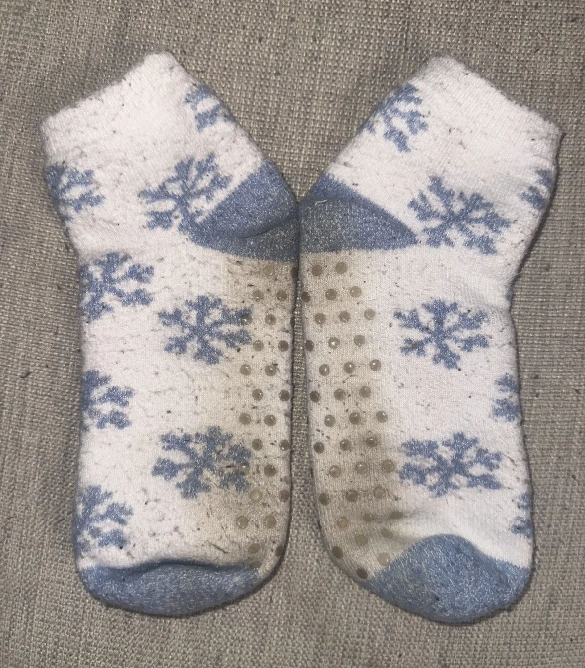 Snowflake Fuzzy Socks