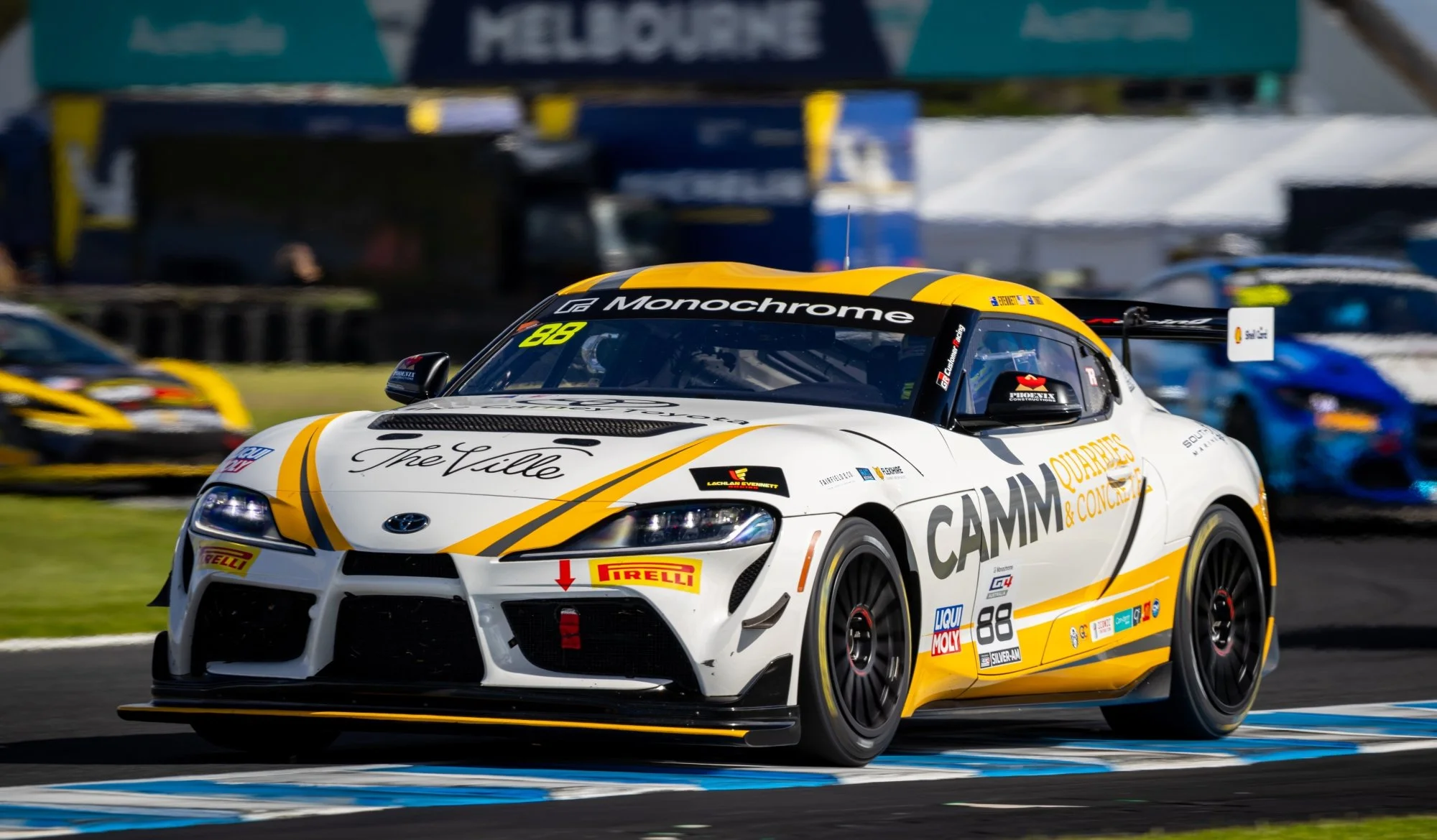 TORTI CLAIMS PODIUM ON DEBUT AT PHILLIP ISLAND - MONOCHROME GT4