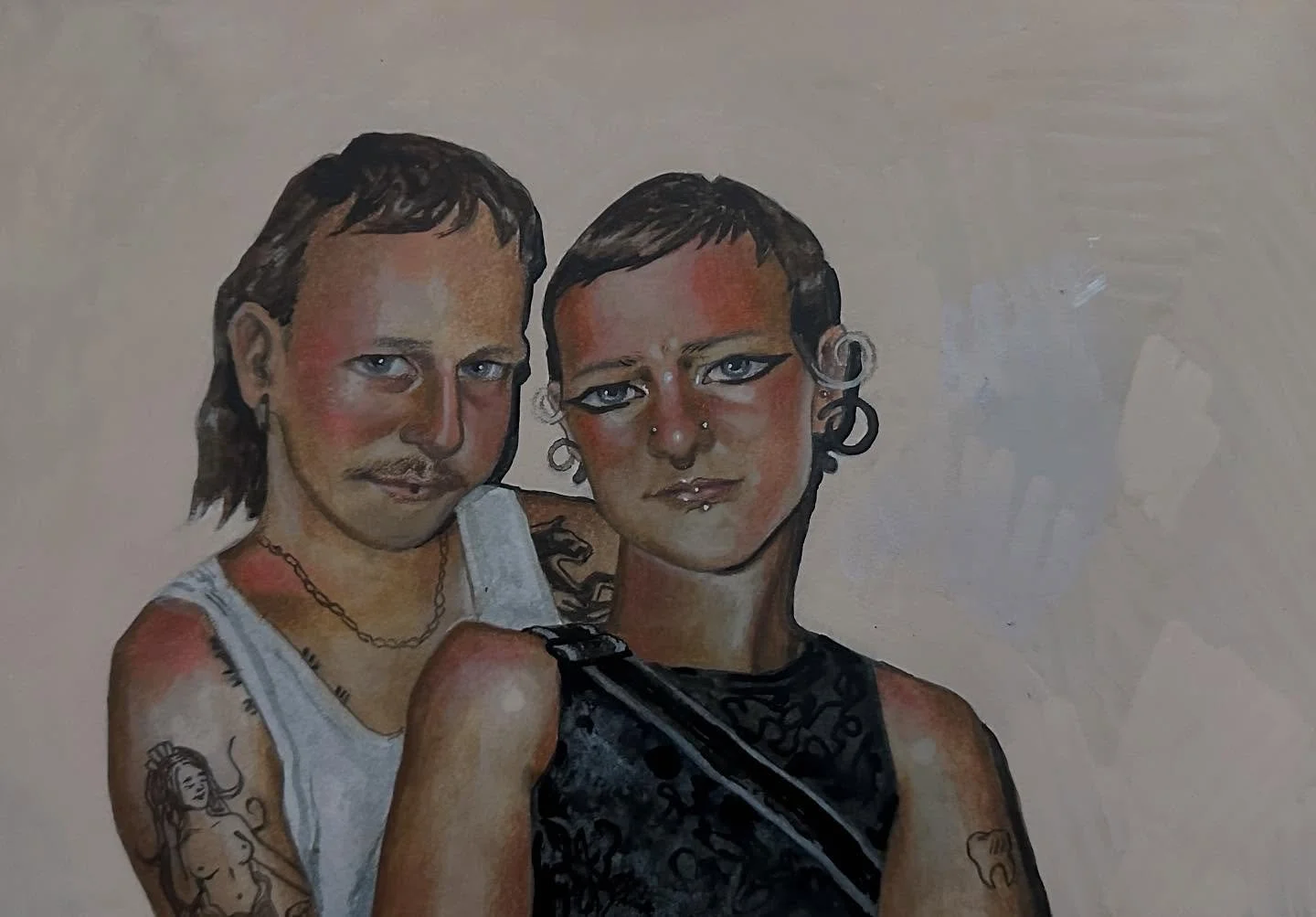 Ella and Van but make them look kind of freaky freakstyle