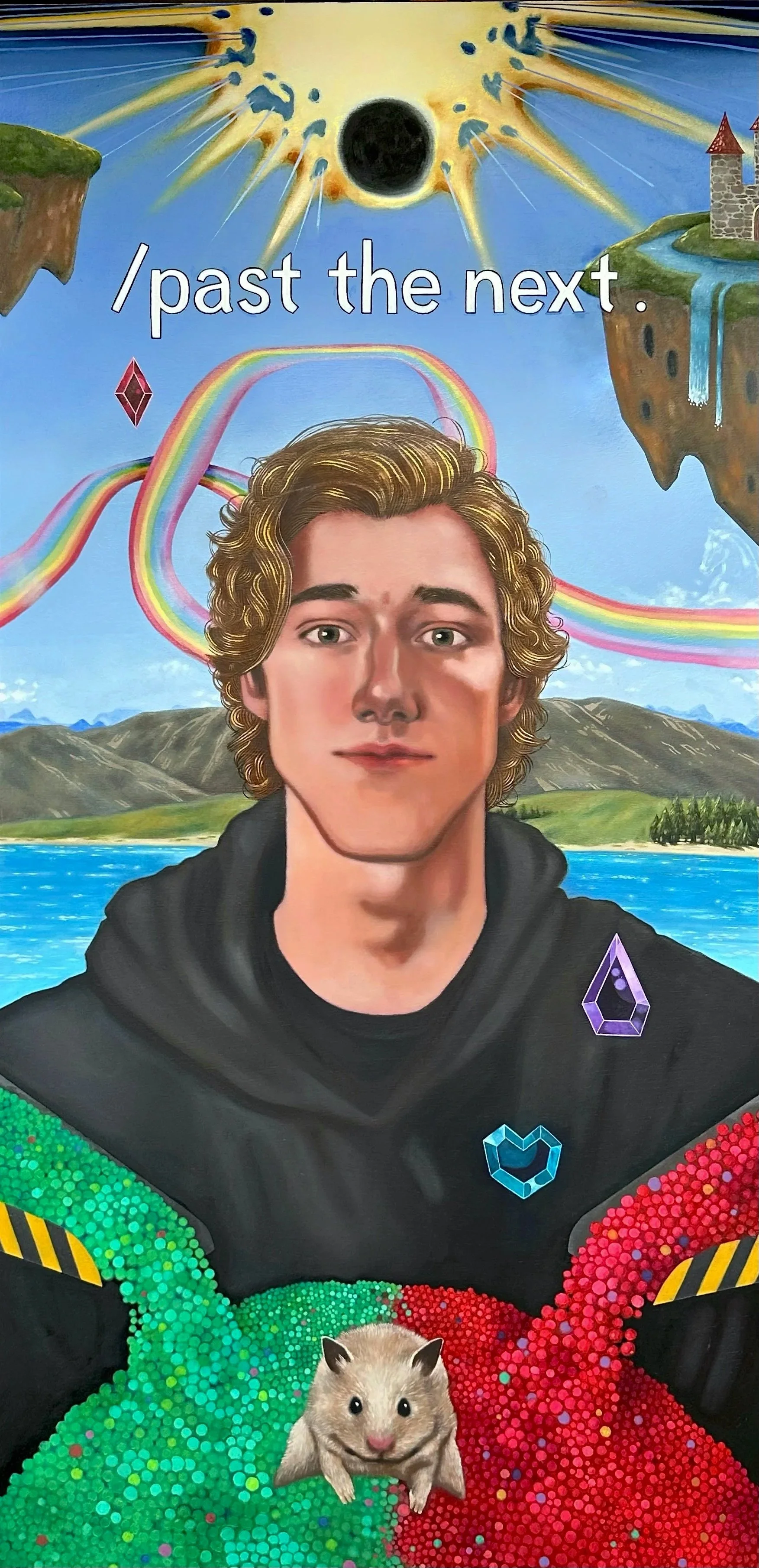 Creature Comfort, Oil on wood, 2026