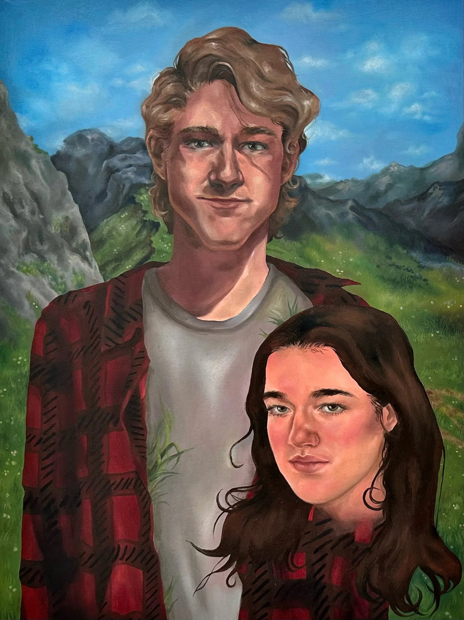 Homeland, Oil on wood, 2023