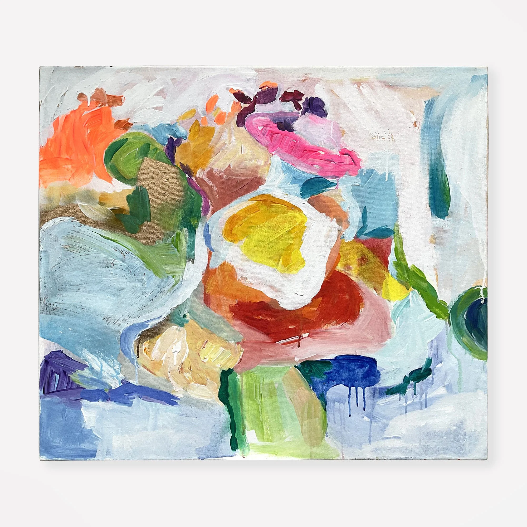 Pole změny, akryl, 80 x 70 cm