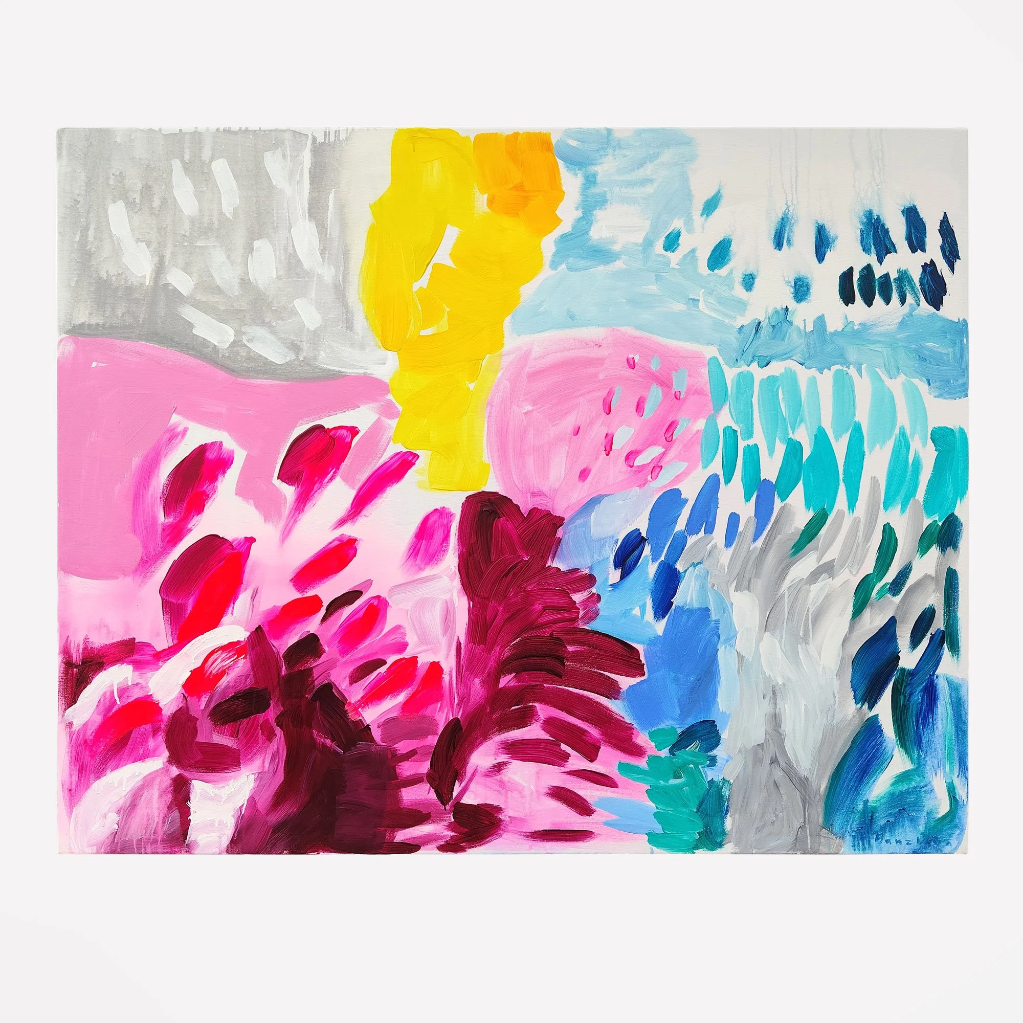 Crossing Joy, akryl, 150 x 120 cm