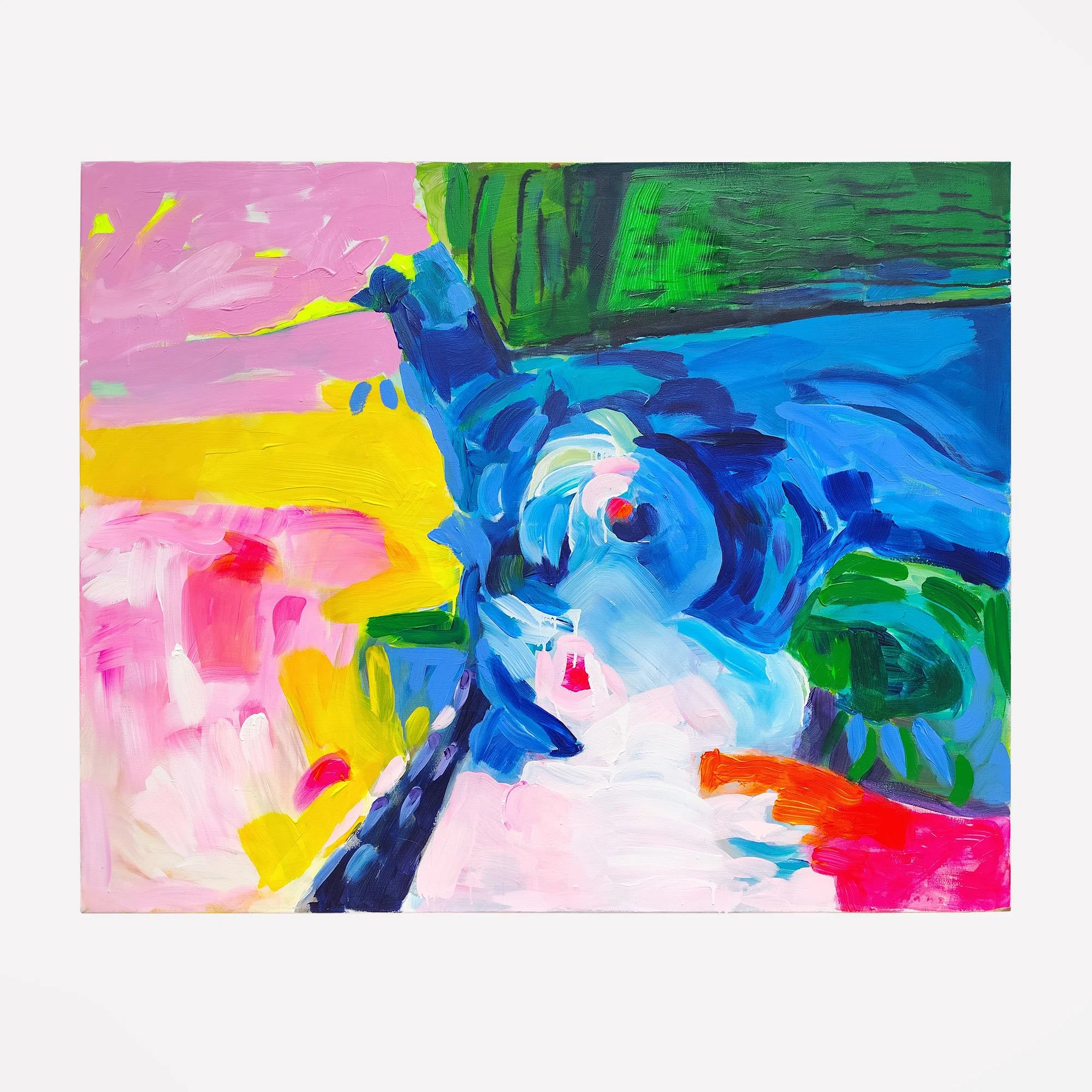 Bod zvratu, akryl, 150 x 120 cm