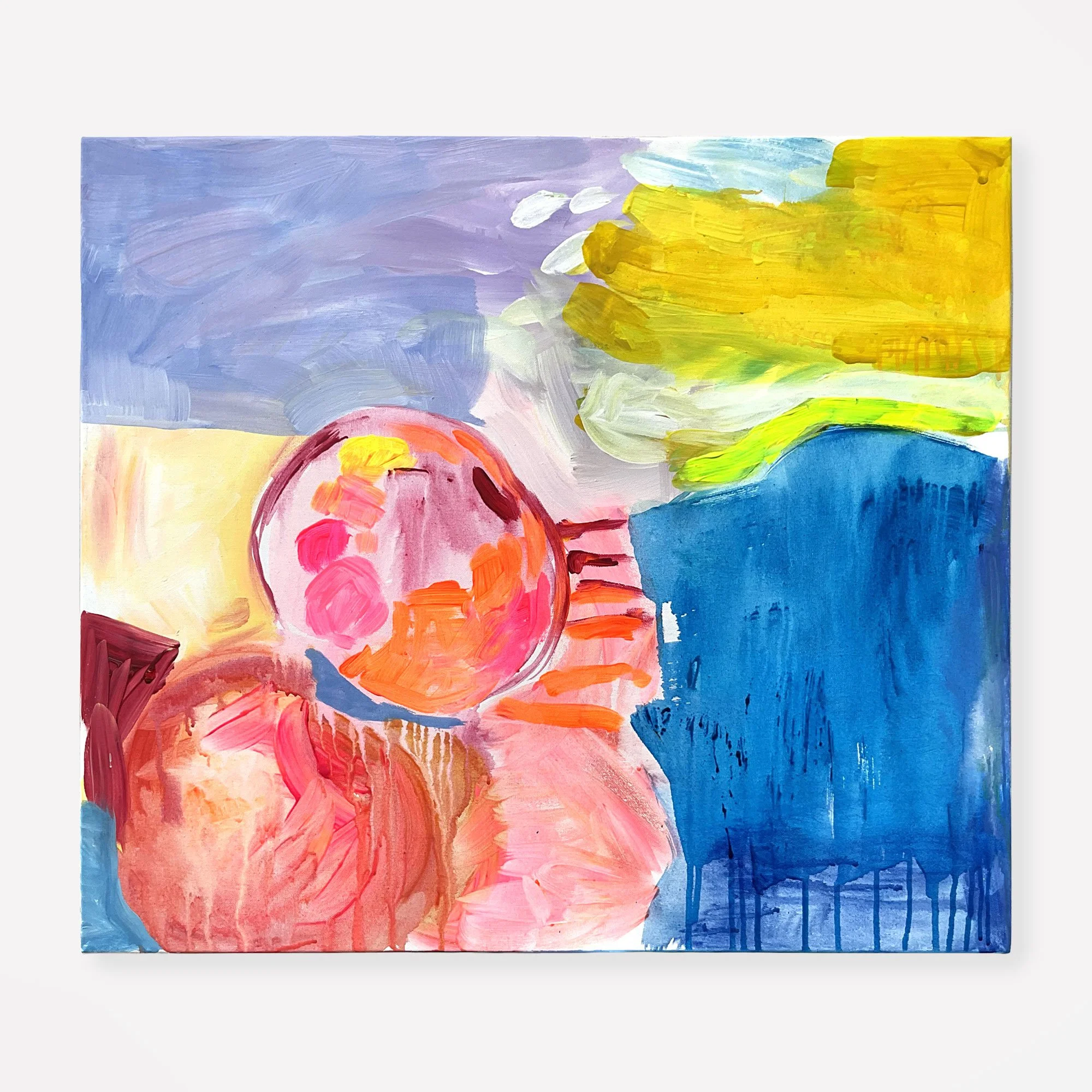 Pole radosti, akryl, 80 x 70 cm