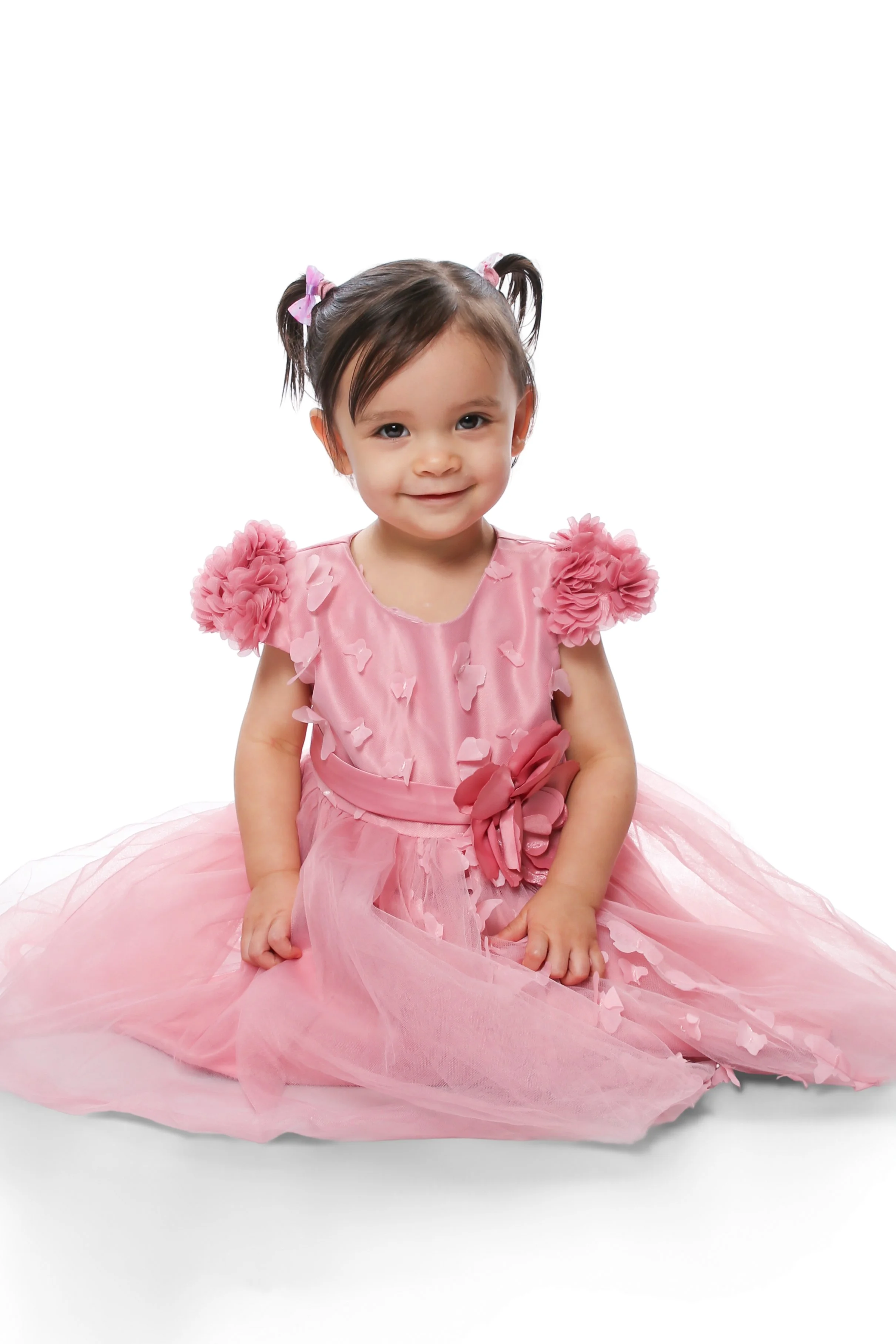 Toddler captured in a relaxed and professional nursery photography portrait session in Middleton