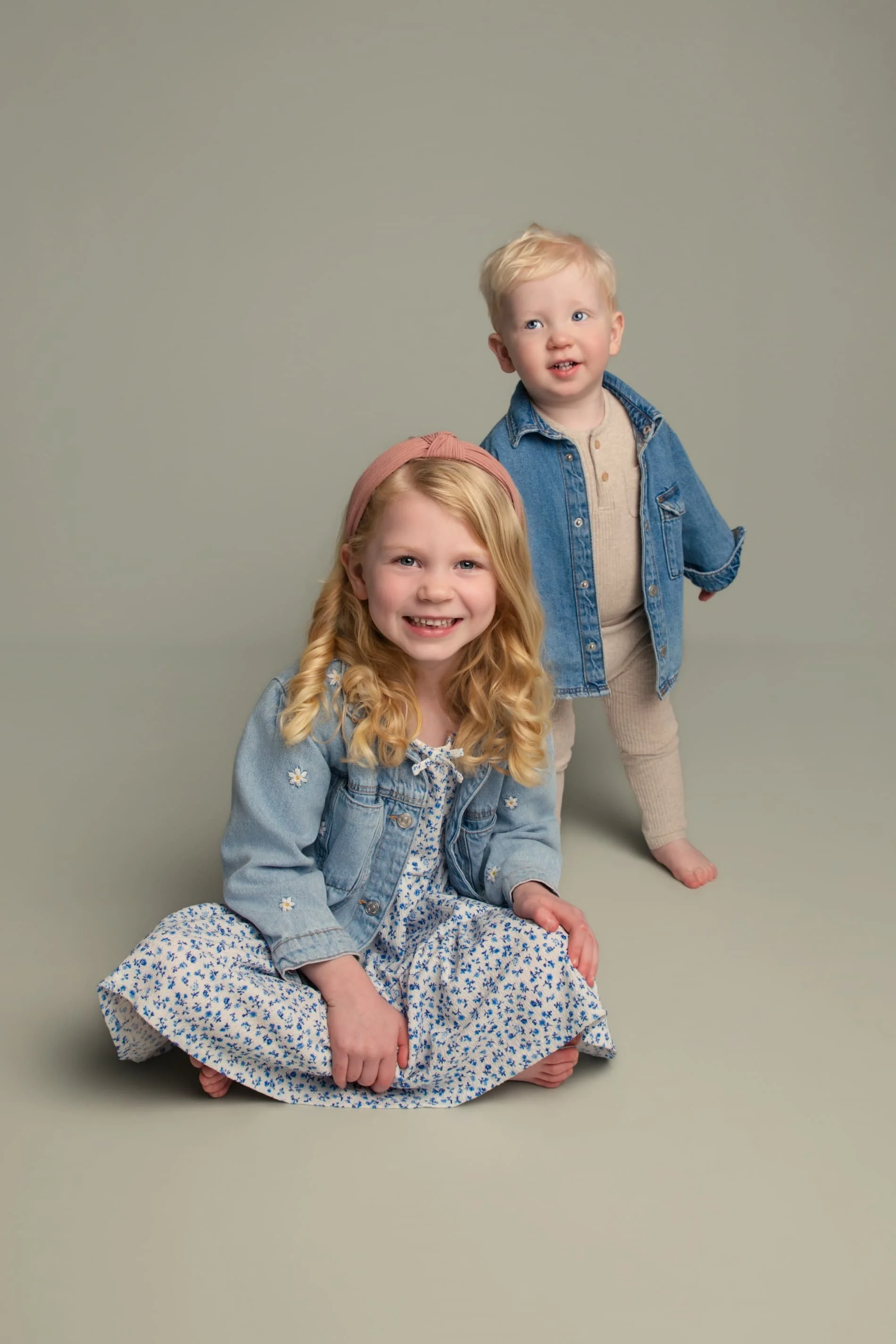 sibling brother and sister at home portrait photoshoot bury. Manchester photographer