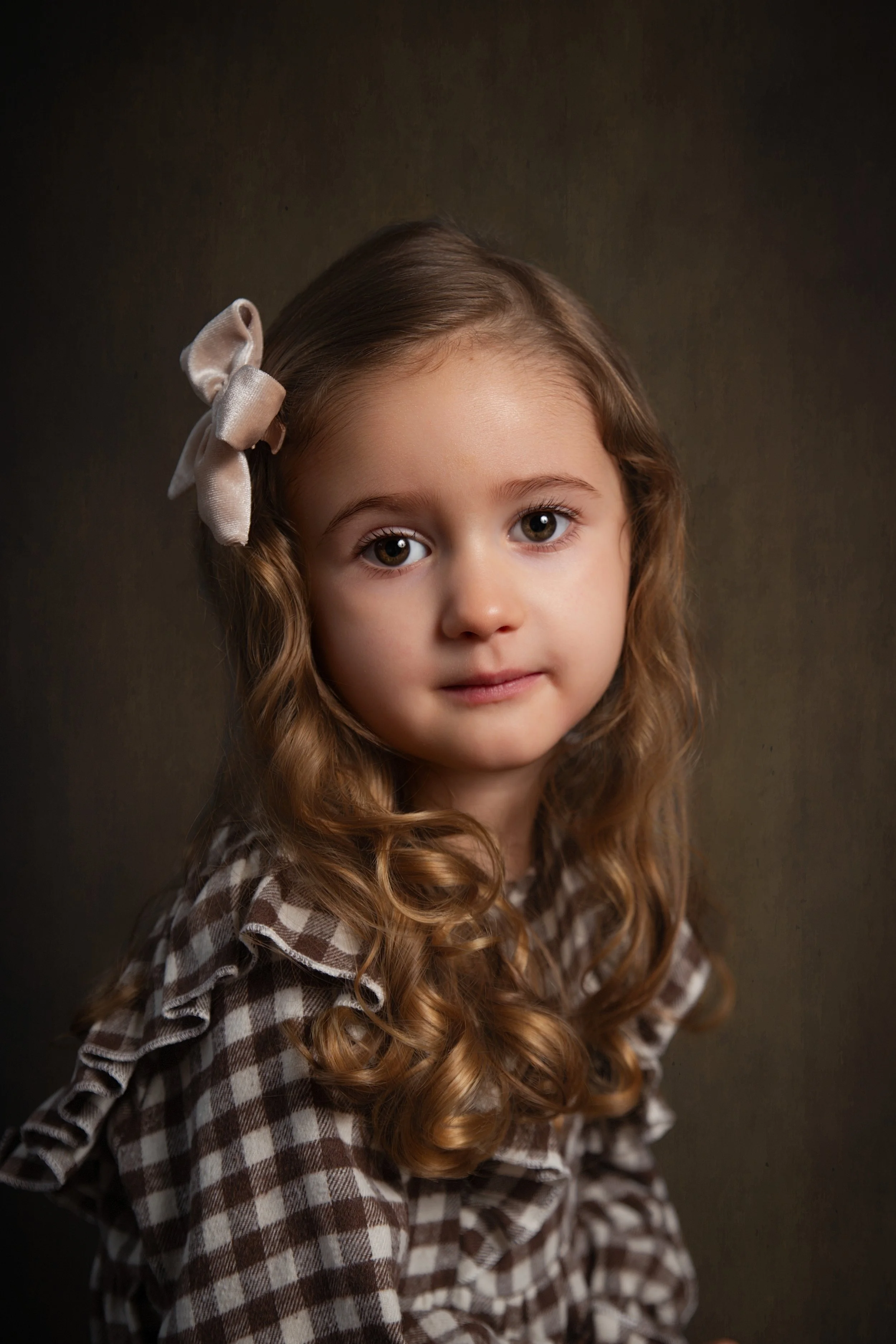 fine art portrait of child at home in manchester