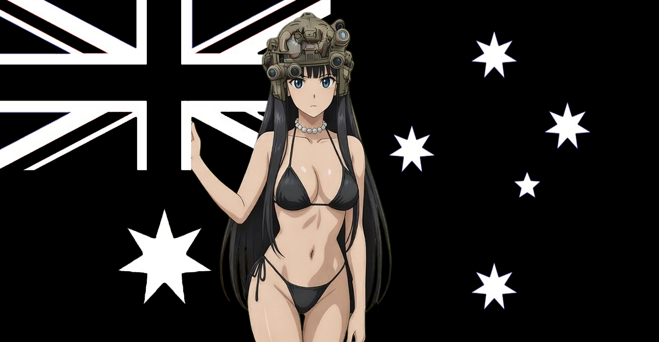 'AKAME' AUSTRALIAN FLAG