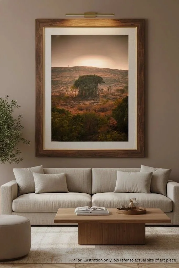 banyan tree amazing beautiful sunset landscape in room