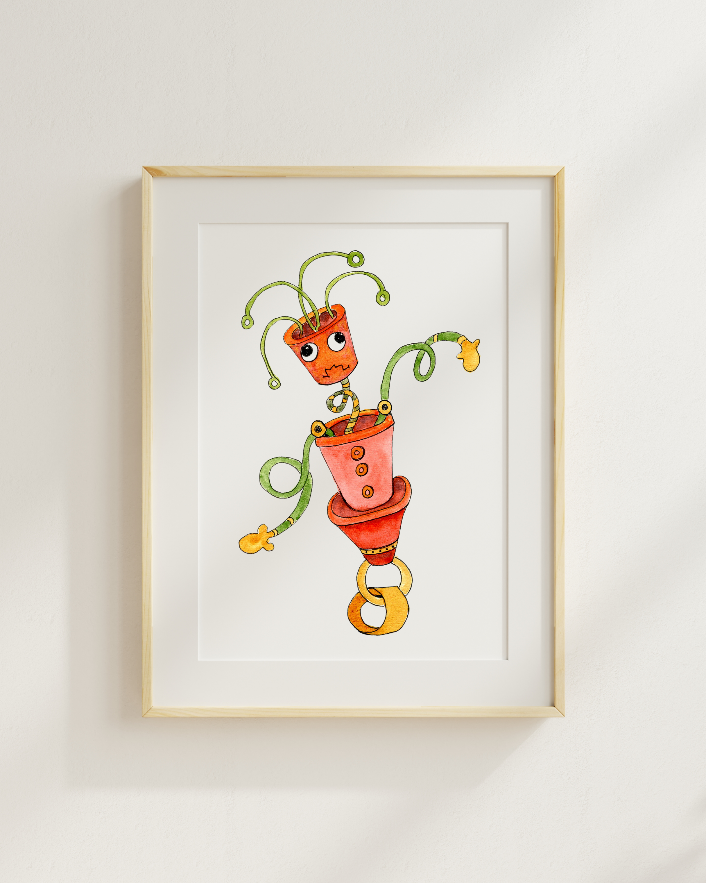 Dizzy Watercolor Print