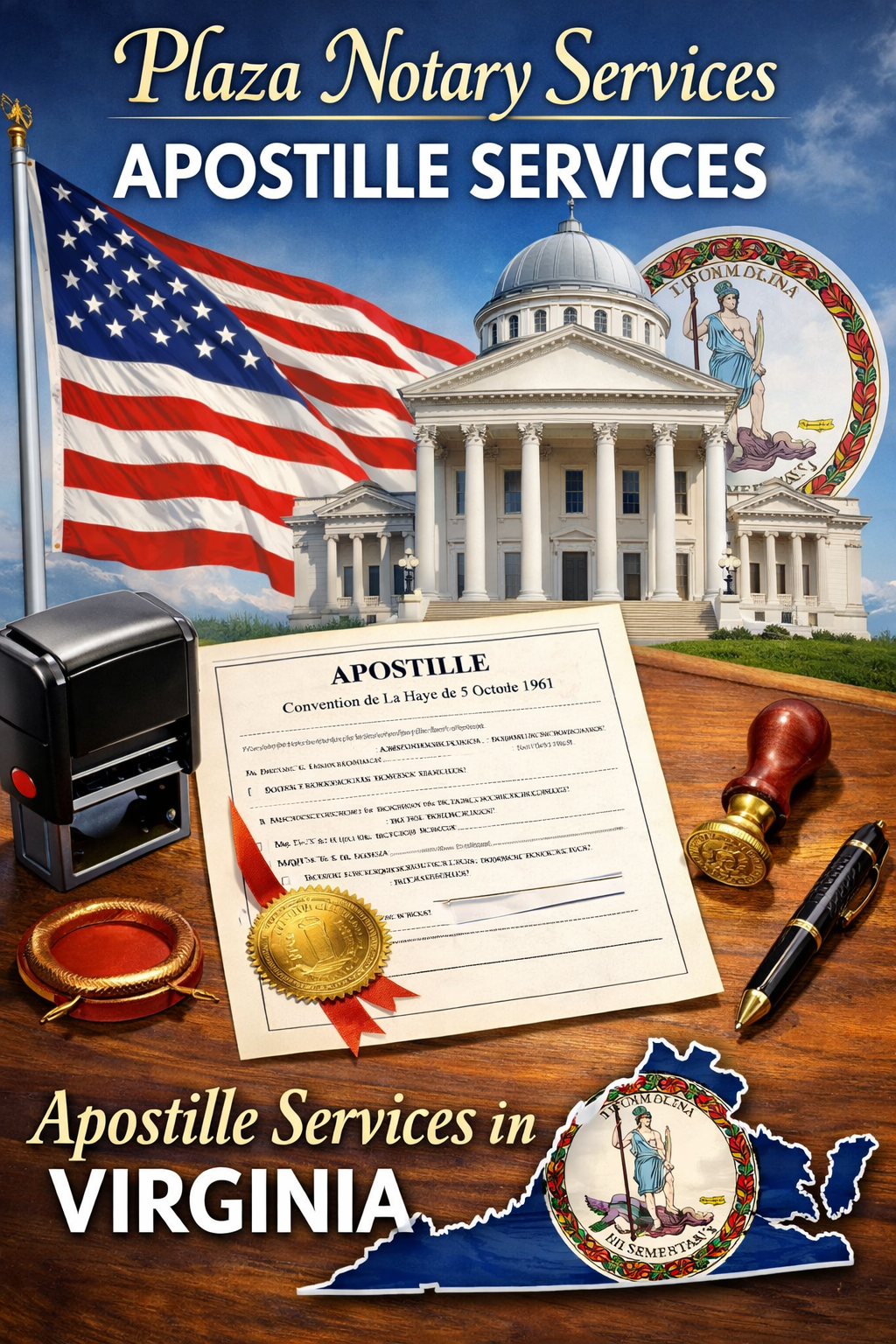 Apostille Certification/Courier Service