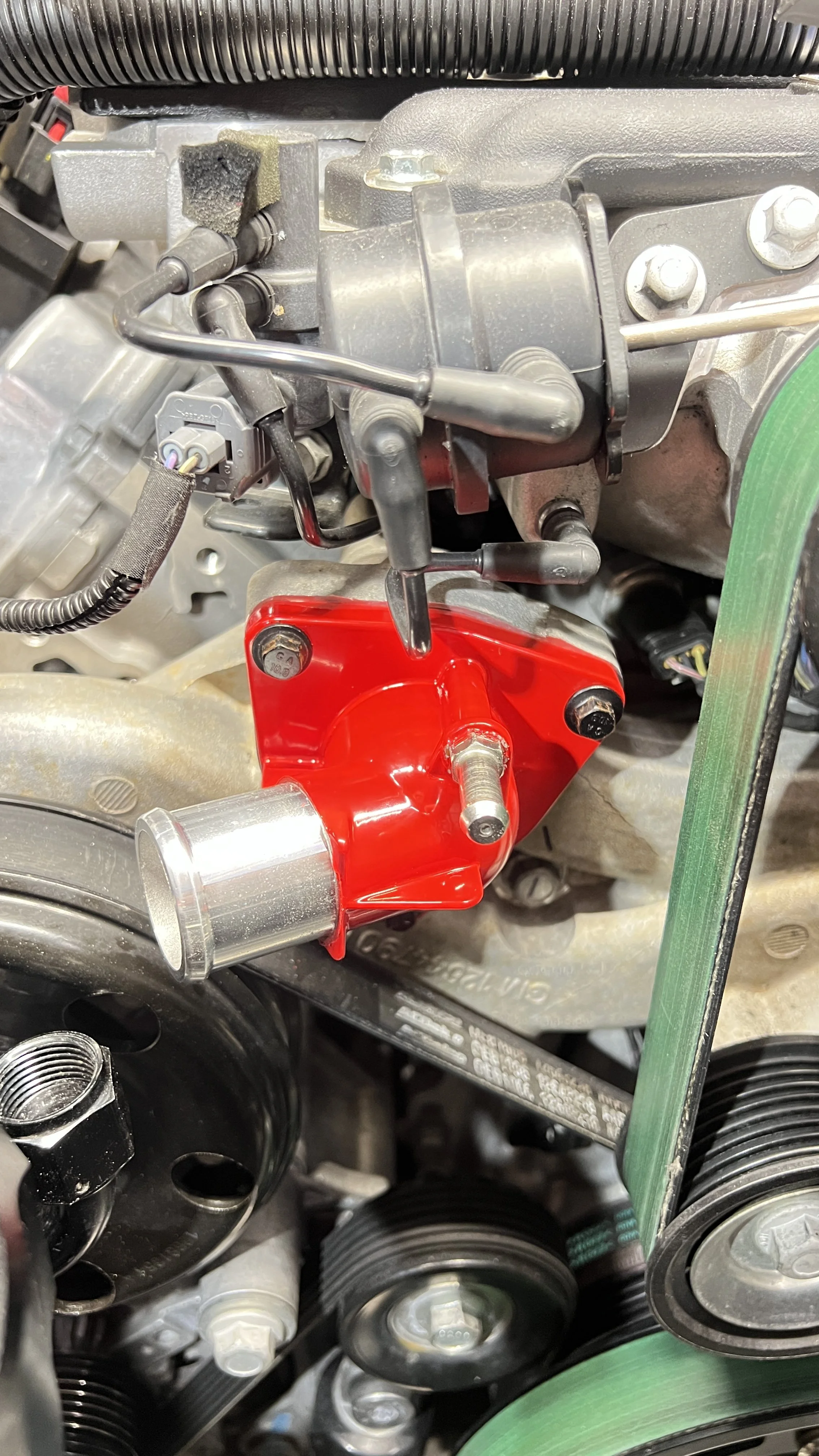LT1 LT4 Aluminum thermostat housing