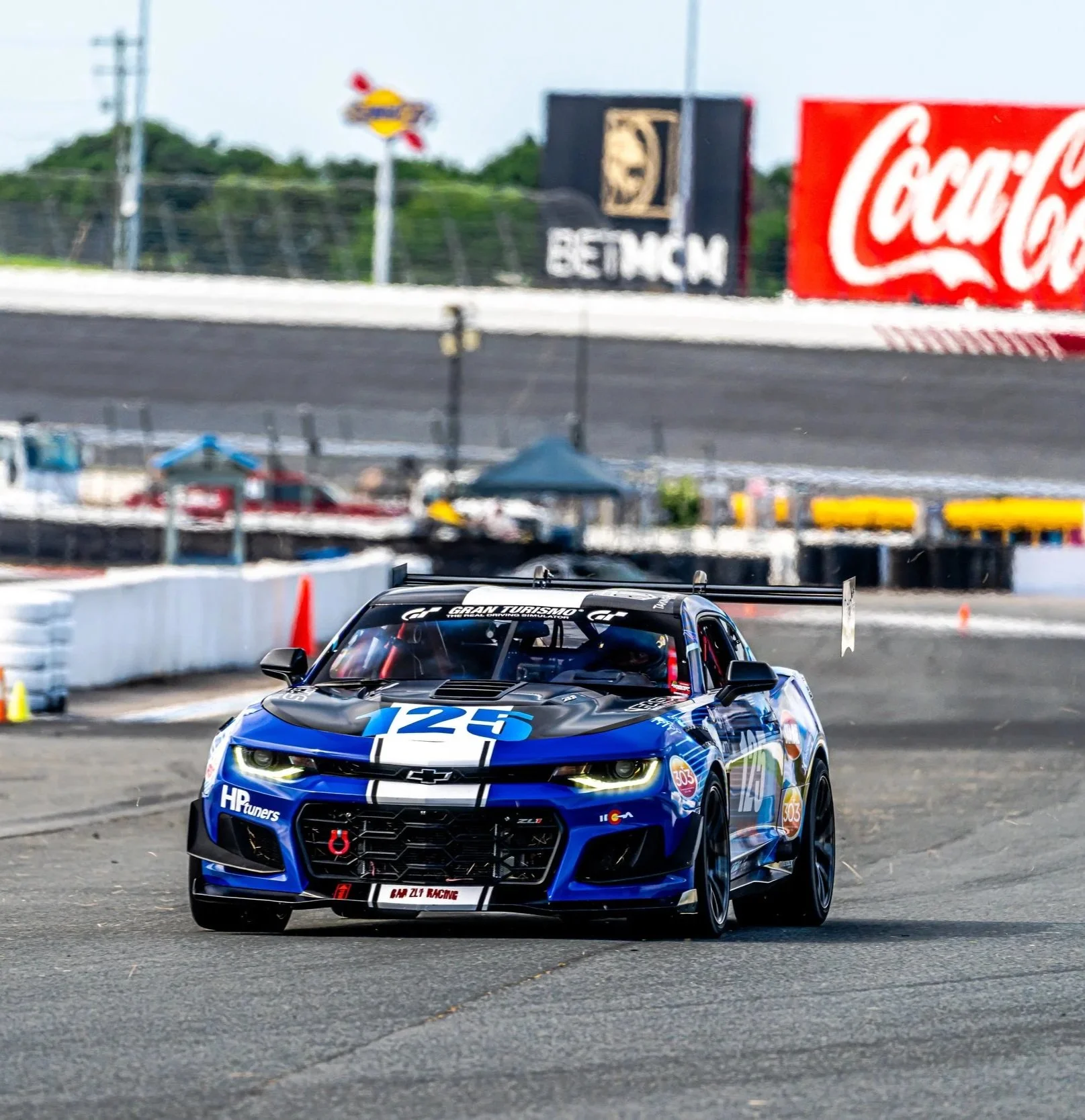 Jeremy Lowder's ZL1-1LE testing at Charlotte Motor Speedway our new cooling package prior to the next GridLife competition.