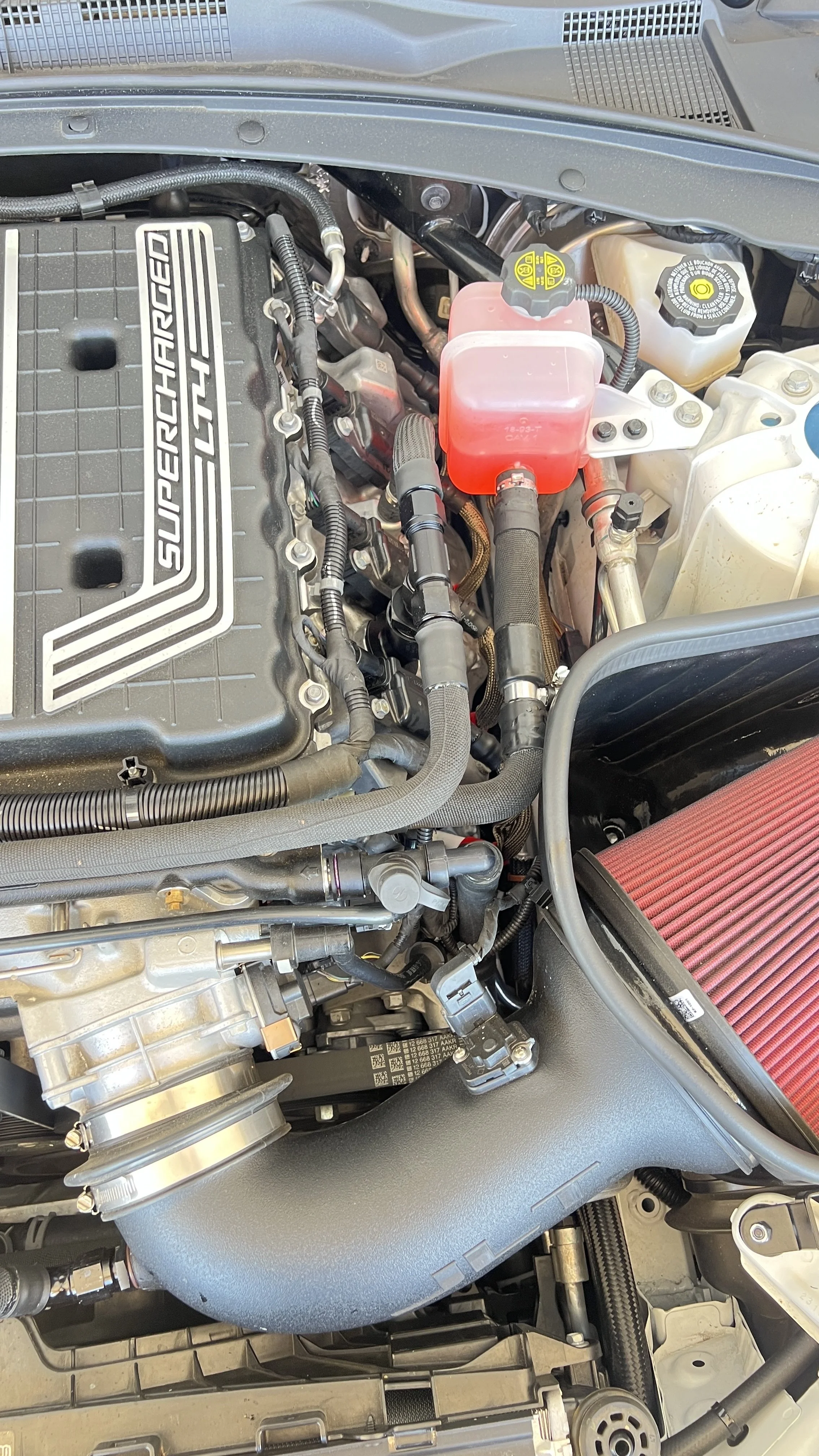 LT4 Supercharger Expansion Tank