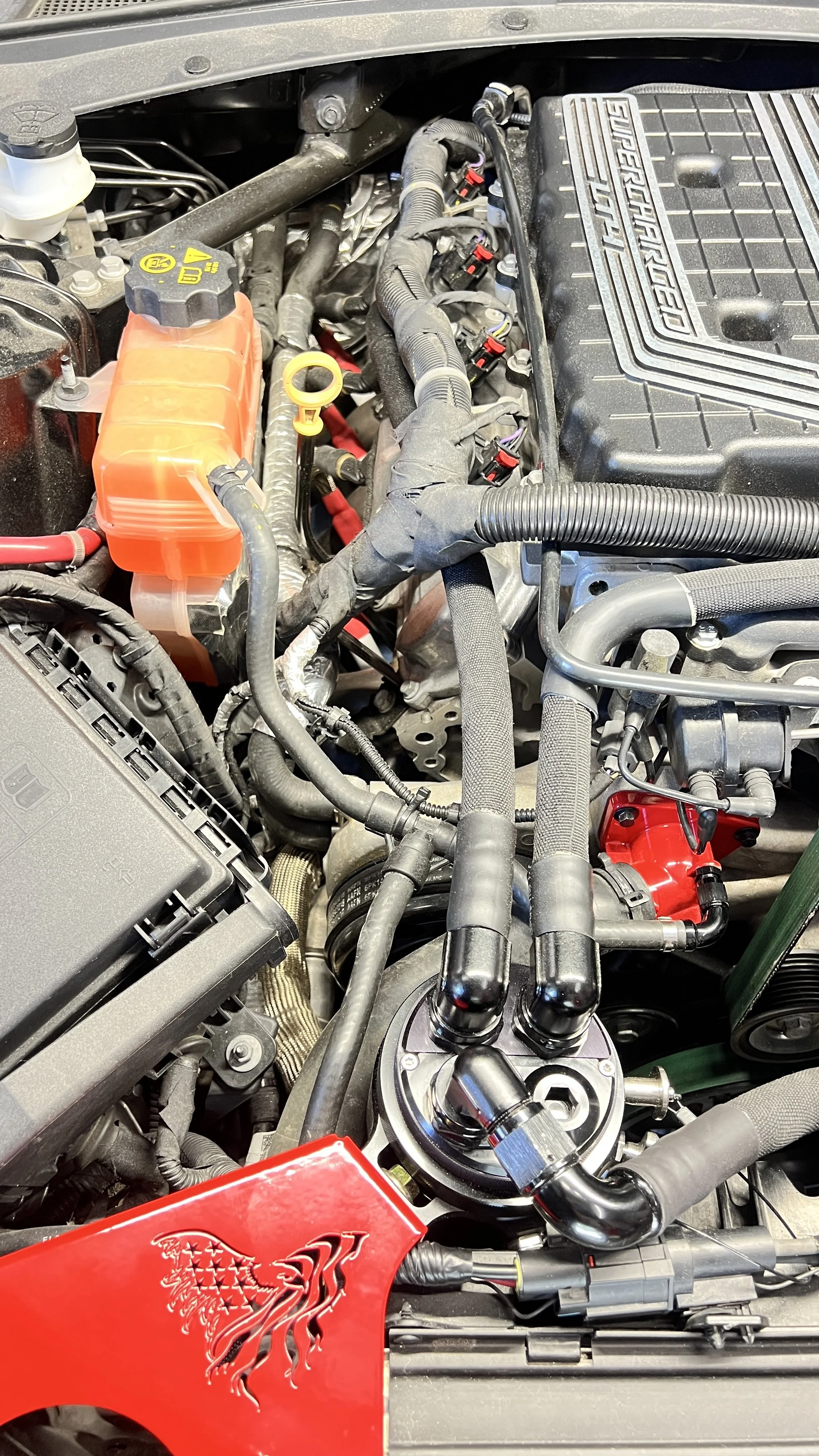 Air/Oil Separator with Improved Racing CCR Closed System Option