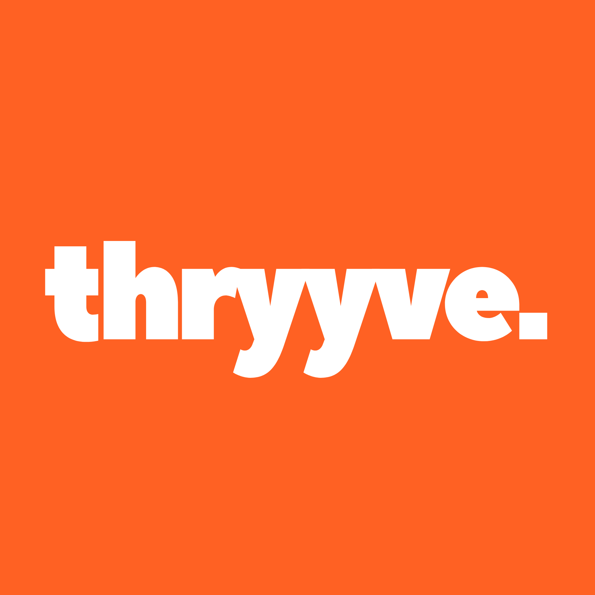 Ein großes, orangefarbenes Logo mit weißen und schwarzen Buchstaben, teilweise sichtbar im Bild, vermutlich für eine Marke oder einen Namen.