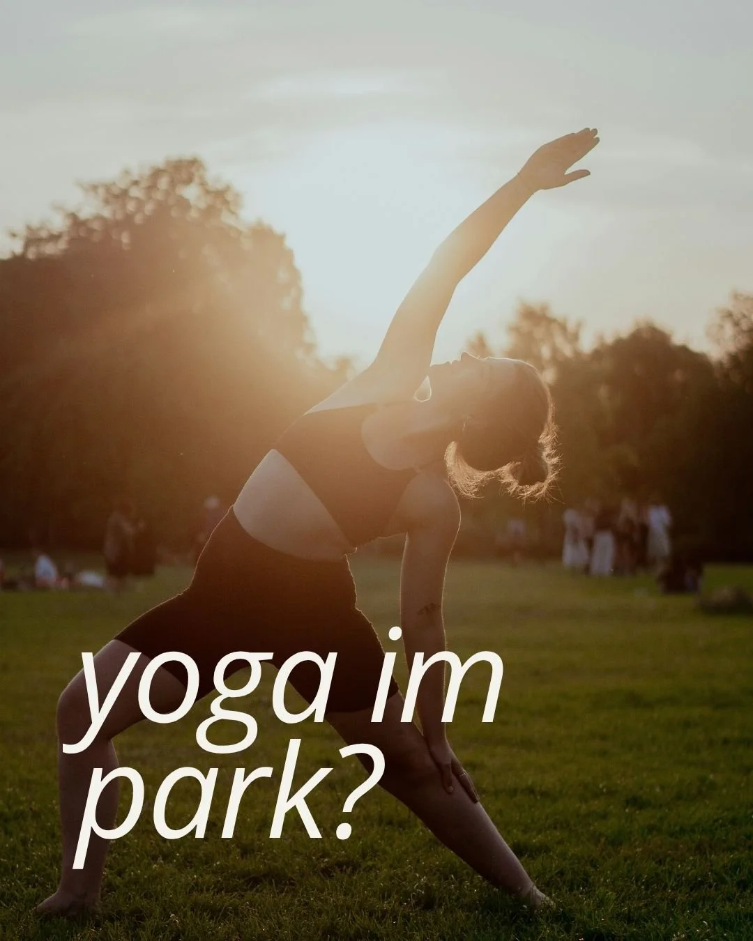 yoga im park