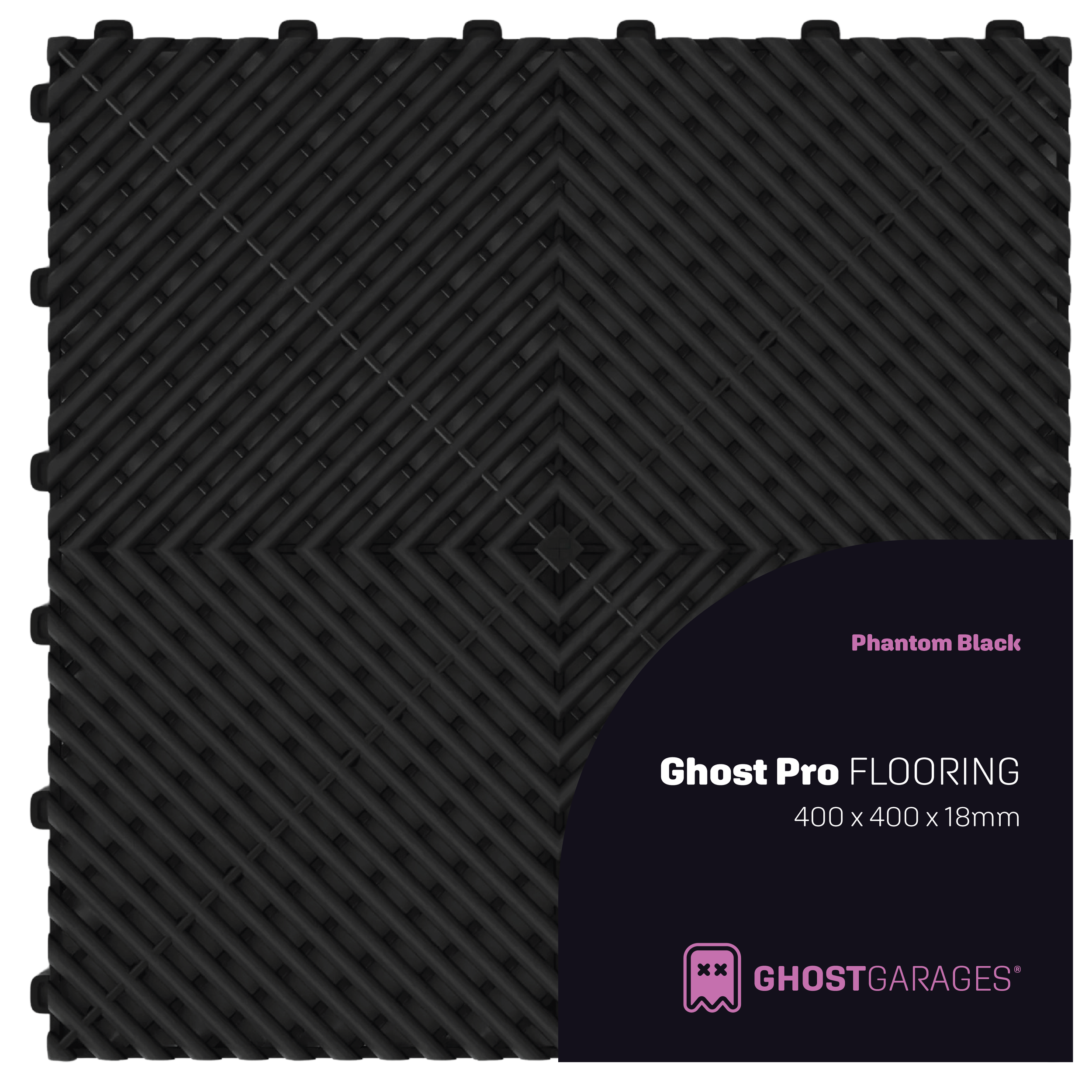 GHOST PRO Flooring Phantom Black (34 Pack)