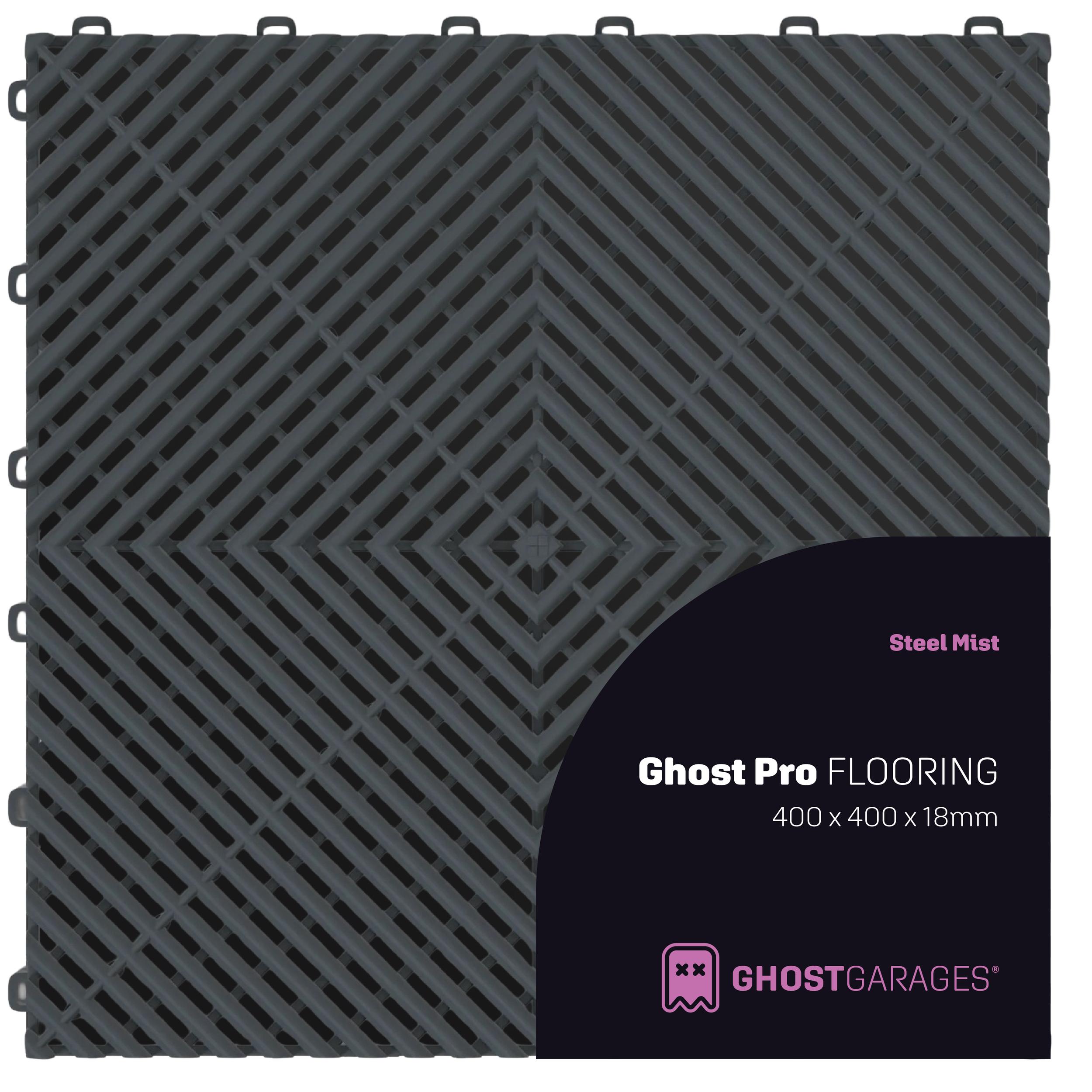 GHOST PRO Flooring Steel Mist (34 Pack)
