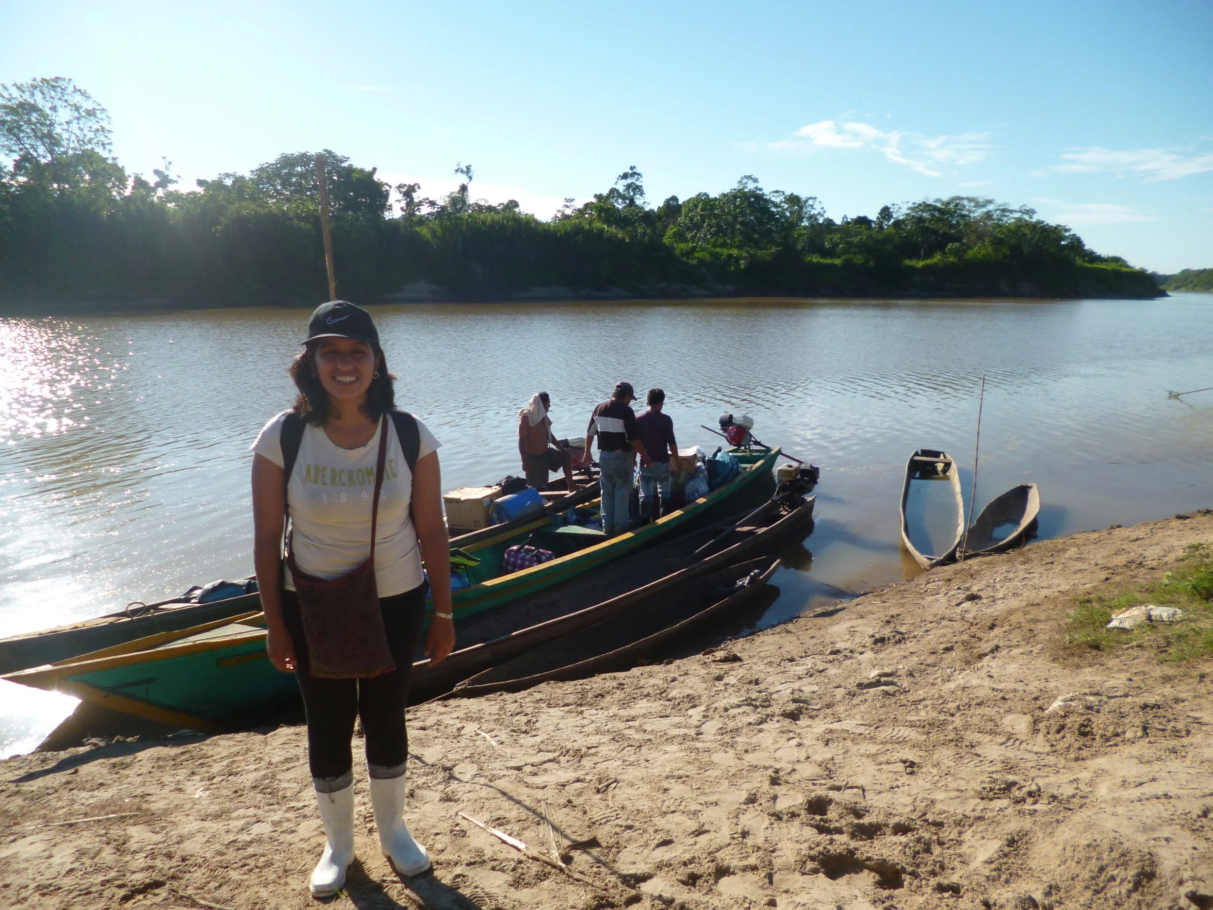 First visit to the Callería River (2013)
