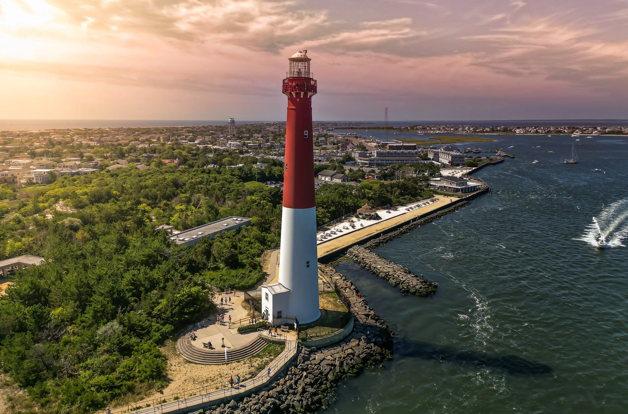 Barnegat Light From Above