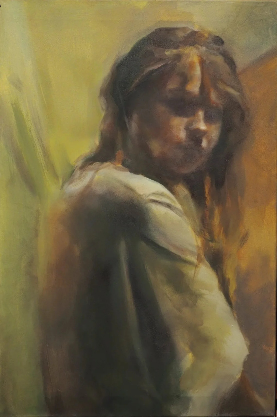 Self-portrait 

49.8 x 65.5
Oil on canvas
2024 