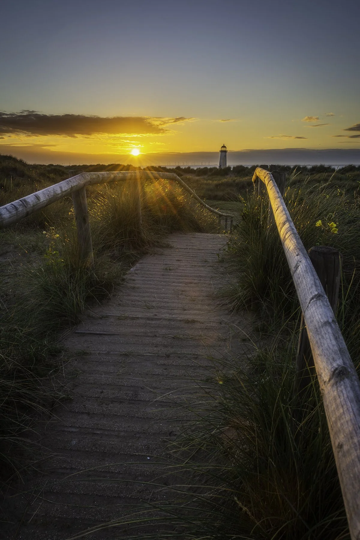 Talacre, View over the dunes