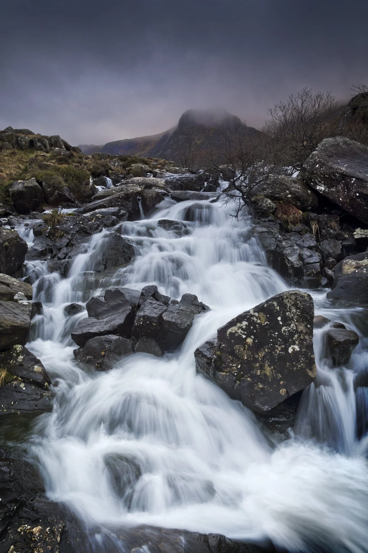 Afon Idwal Waterfall