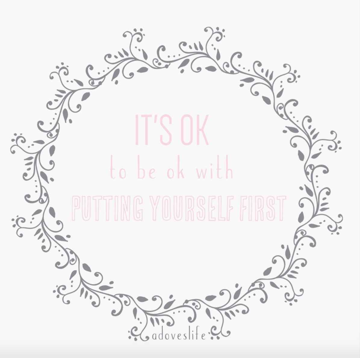 PUTTING YOURSELF FIRST