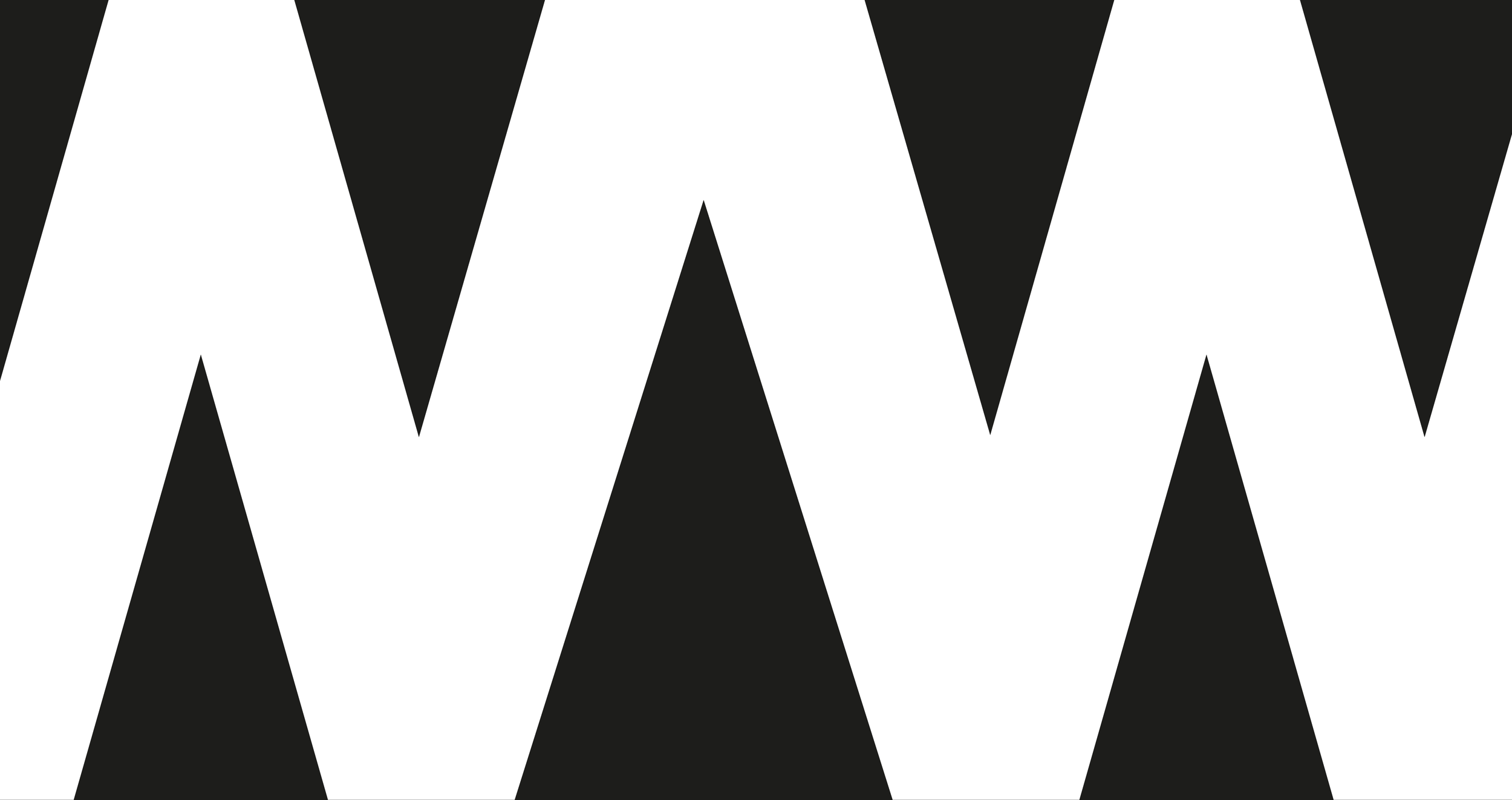 Schwarz-weiße geometrische Muster mit großen Zickzacklinien.