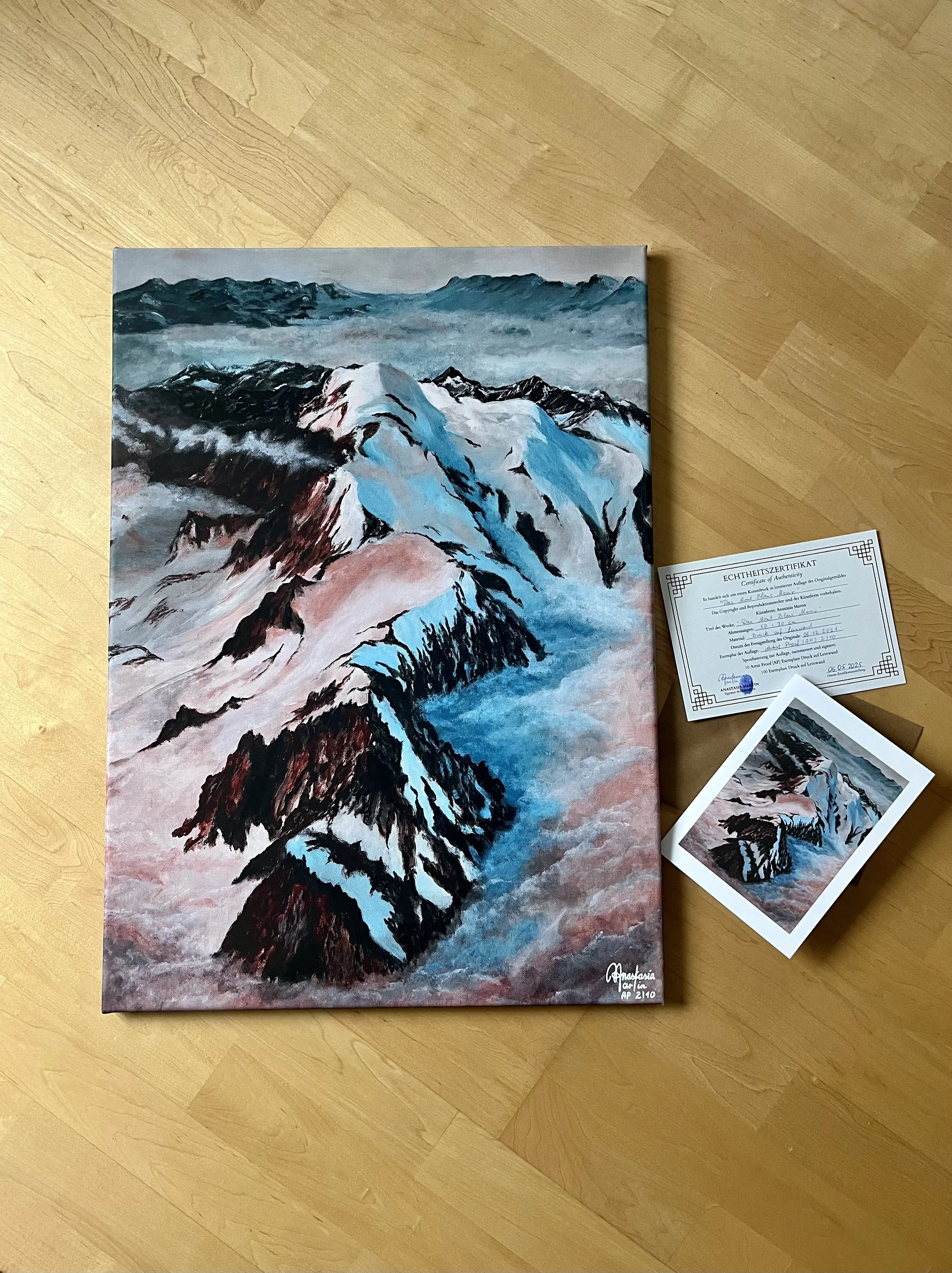 Das Mont Blanc Massiv