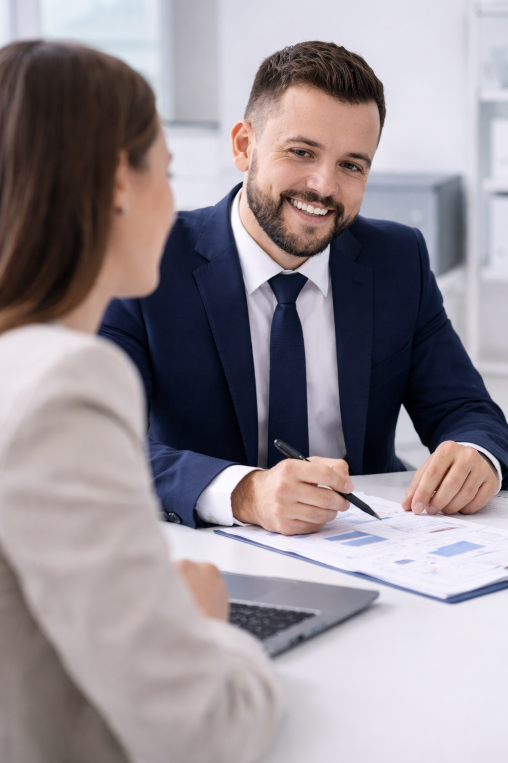 Serviço de consultoria empresarial