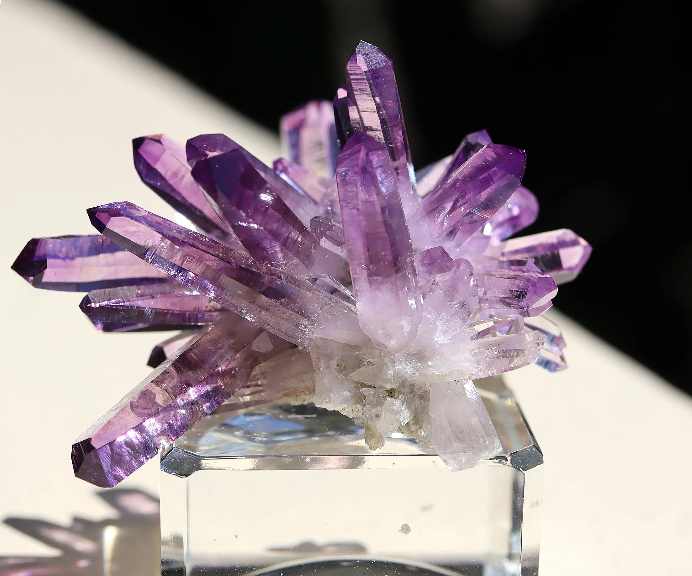 Amethyst Quartz flower. Las Vigas, Veracruz, Mexico. Perfect